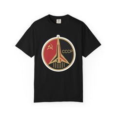 Vintage Soviet Space Tee, Retro T-Shirt, CCCP Graphics, Unisex Apparel, Gift for History Buffs, Space Enthusiasts