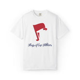 Flags of Our Father Graphic Tee - Unisex T-shirt Blue Red