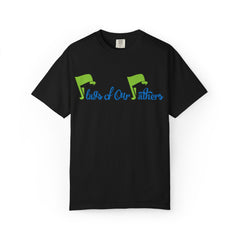 Flags of Our Father T-shirt - Blue Green