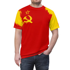 Nostalgia CCCP Soviet Union Flag Tee