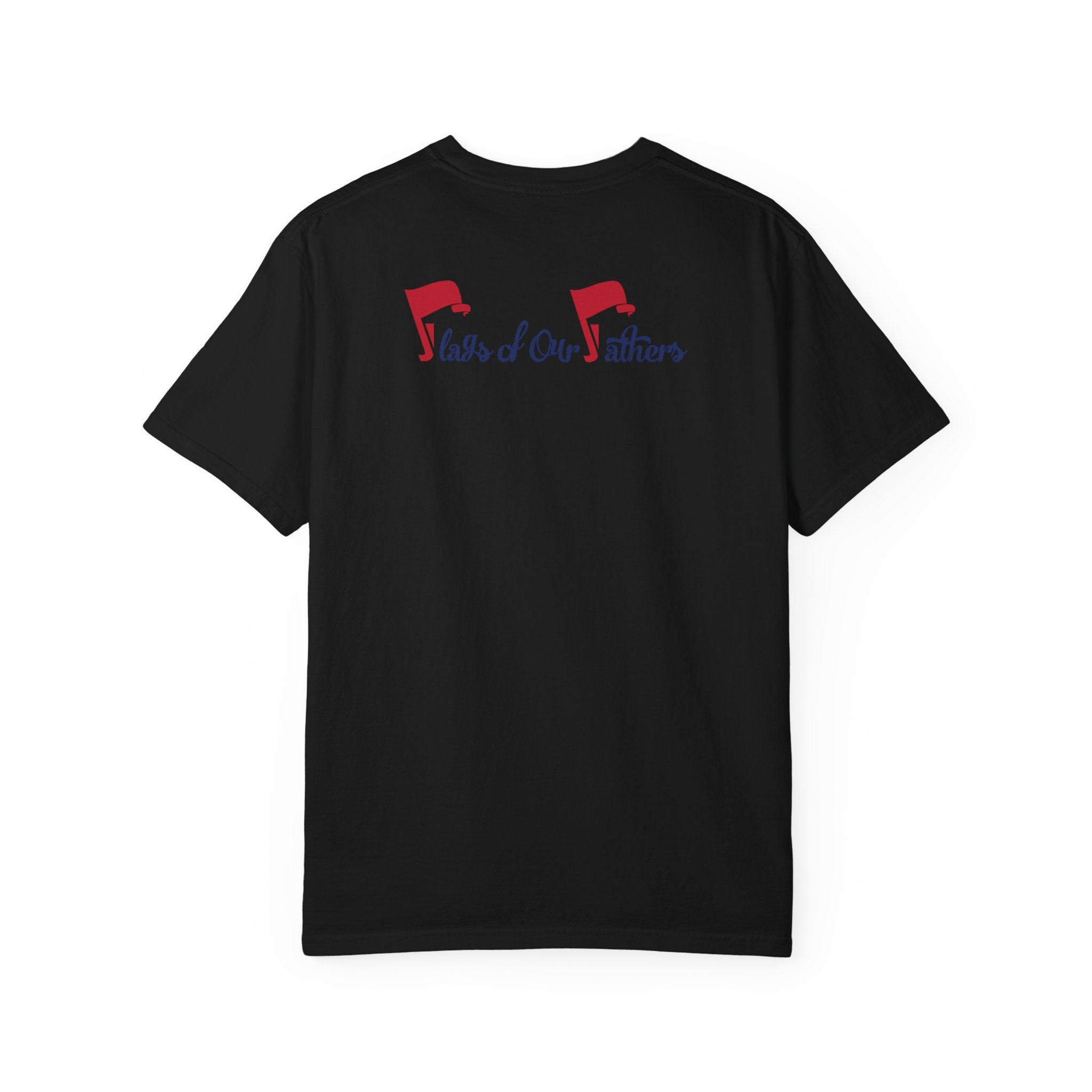 Flags of Our Father Graphic Tee - Unisex T-shirt Blue Red