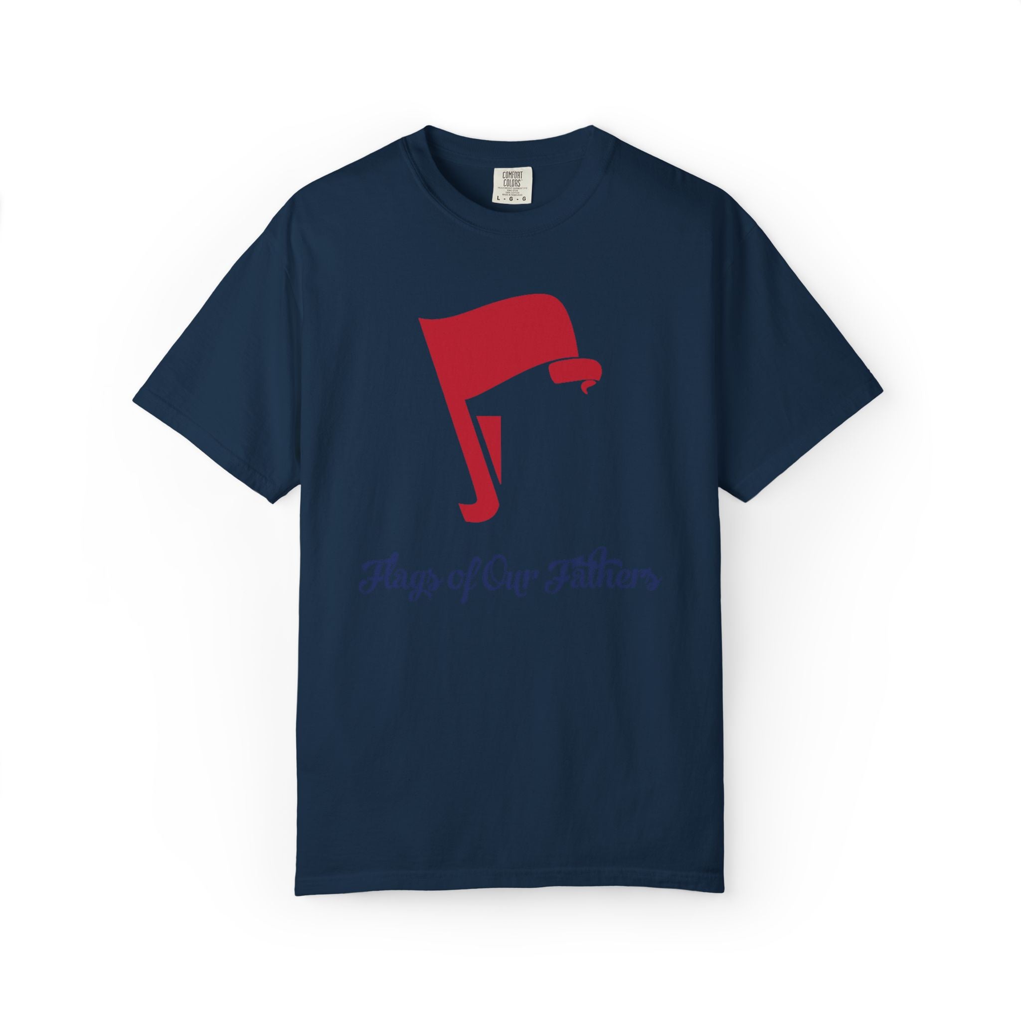 Flags of Our Father Graphic Tee - Unisex T-shirt Blue Red