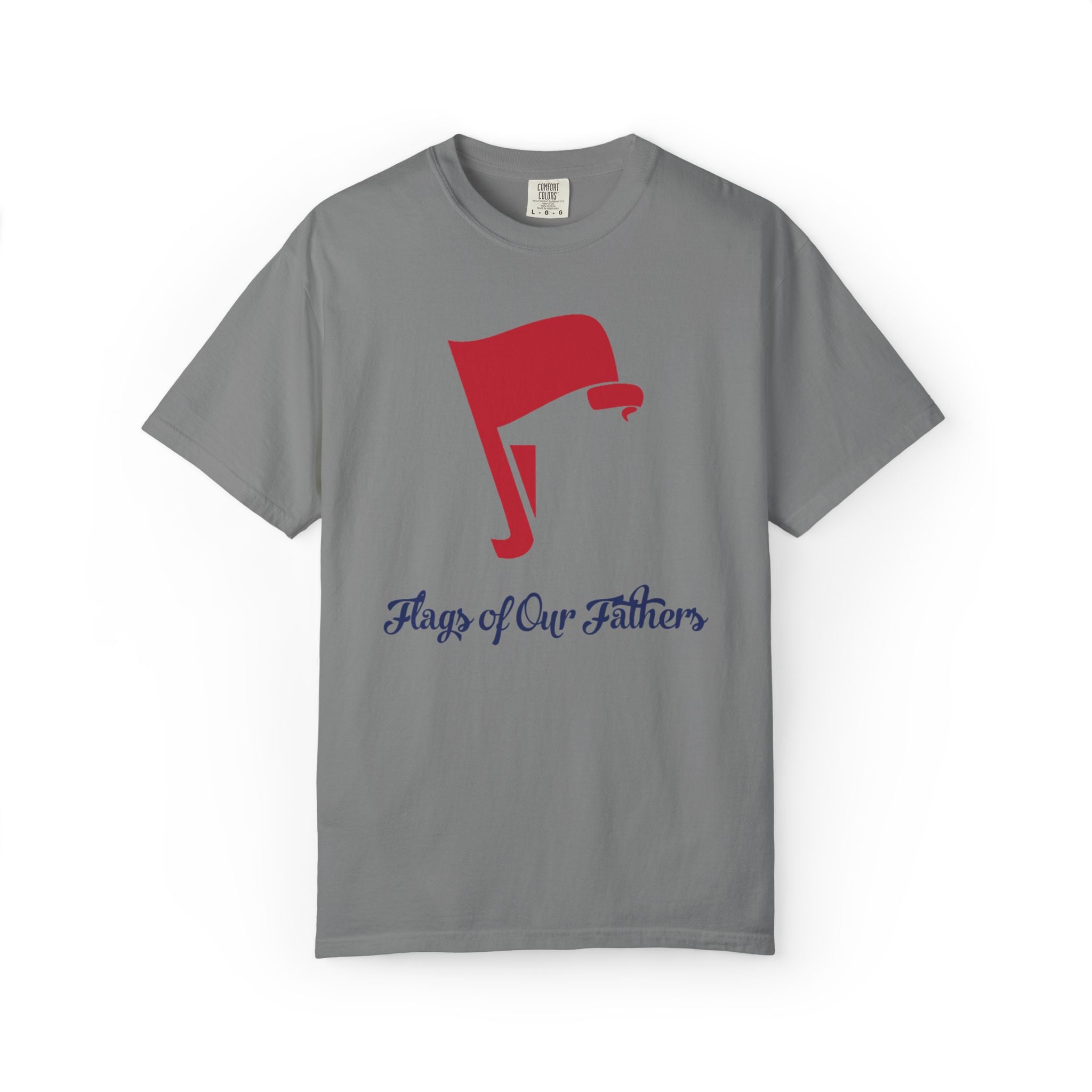 Flags of Our Father Graphic Tee - Unisex T-shirt Blue Red