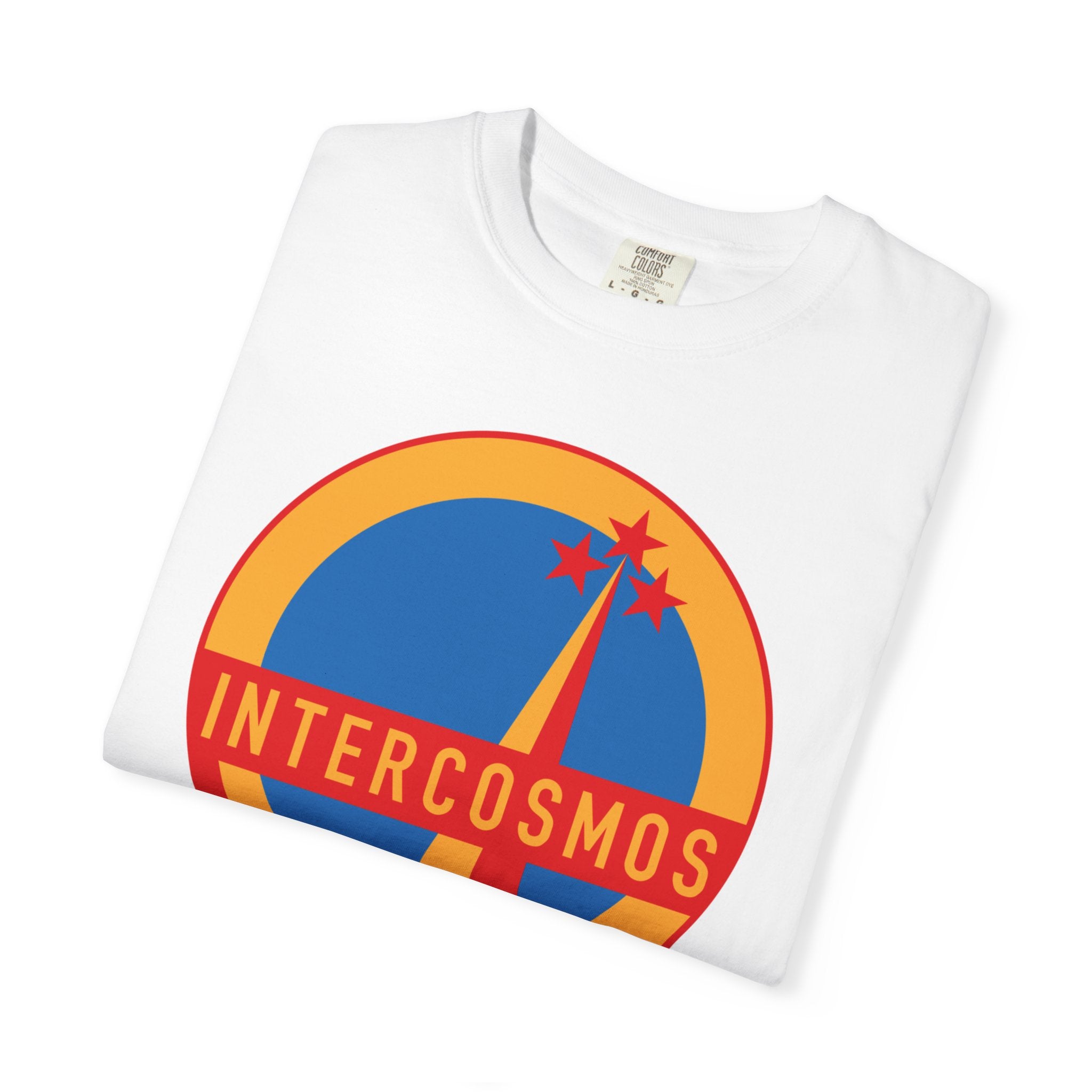Unisex T-shirt Vintage Intercosmos Soviet Space Program Logo