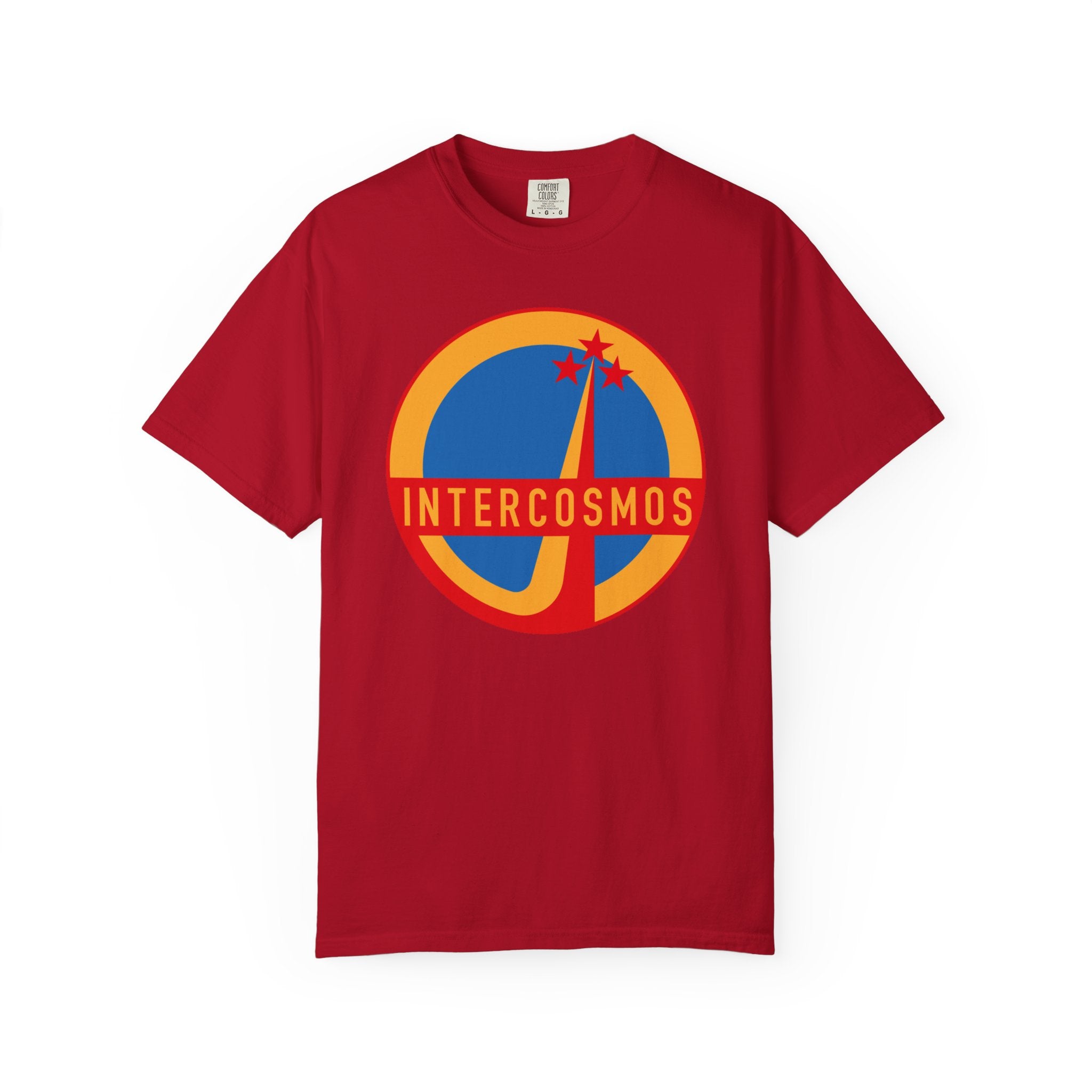 Unisex T-shirt Vintage Intercosmos Soviet Space Program Logo