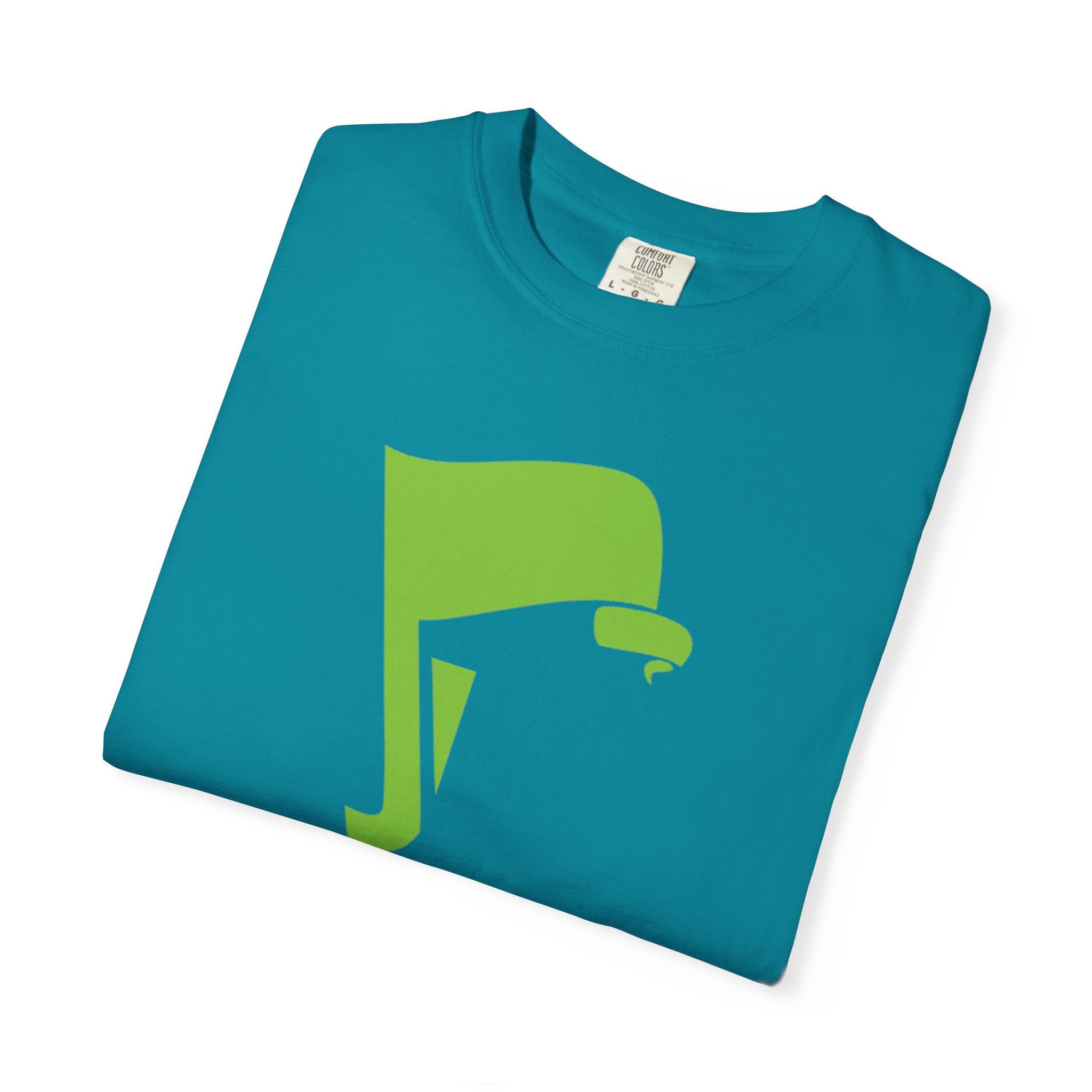 Flags of Our Father Graphic Tee - Blue Green