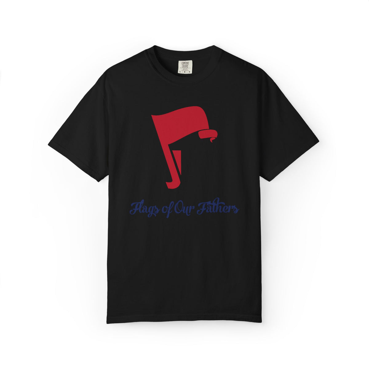 Flags of Our Father Graphic Tee - Unisex T-shirt Blue Red