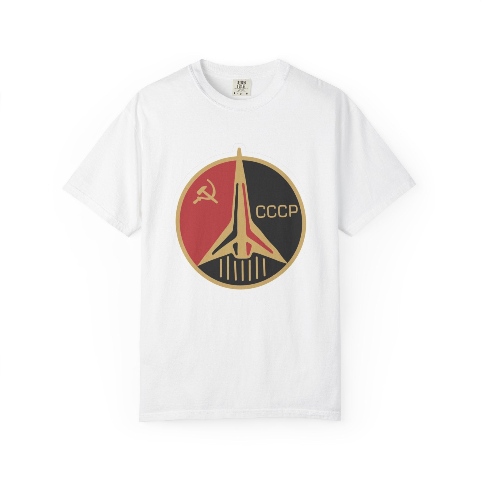 Vintage Soviet Space Tee, Retro T-Shirt, CCCP Graphics, Unisex Apparel, Gift for History Buffs, Space Enthusiasts