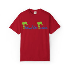 Flags of Our Father T-shirt - Blue Green