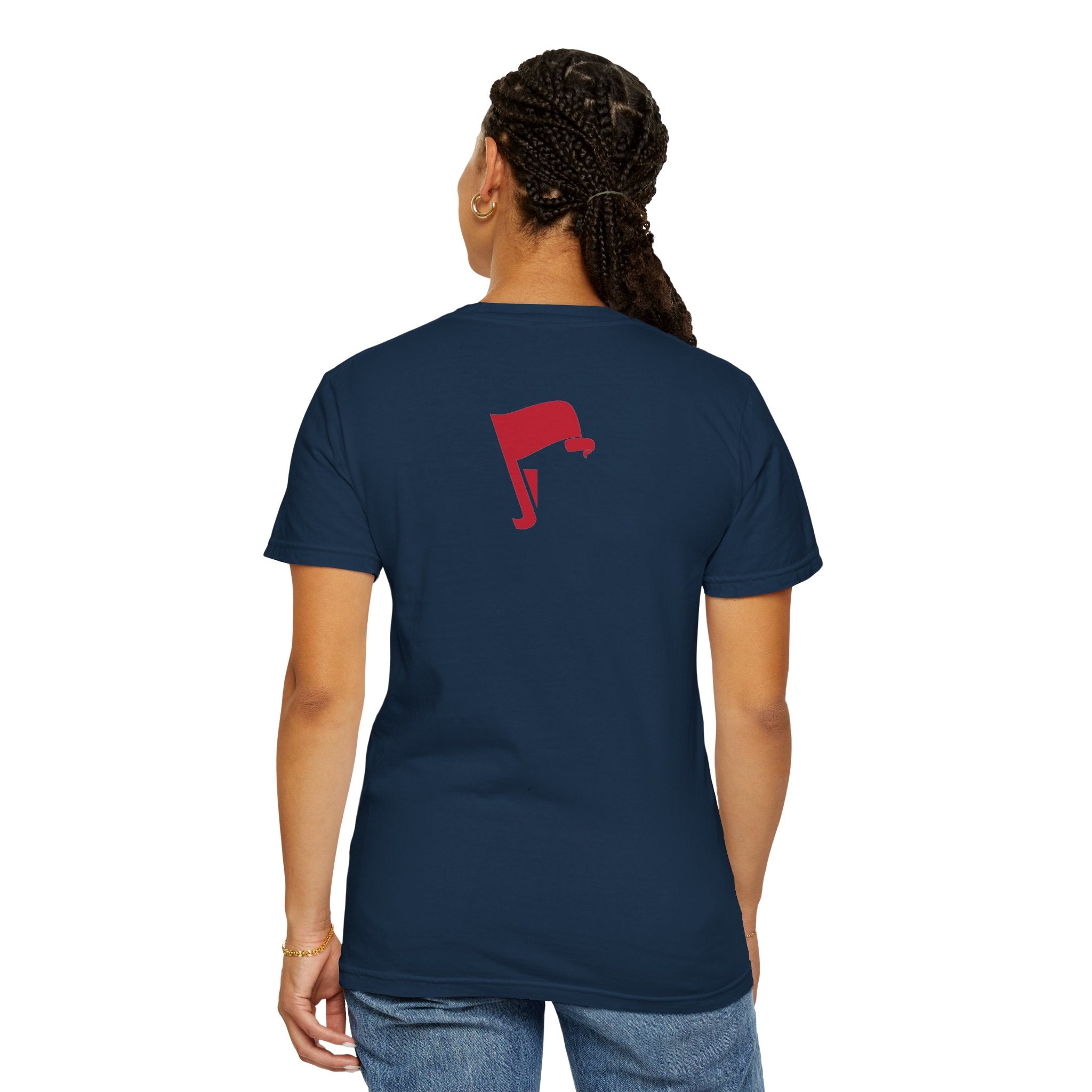 Flags of Our Father Graphic T-shirt - Blue Red