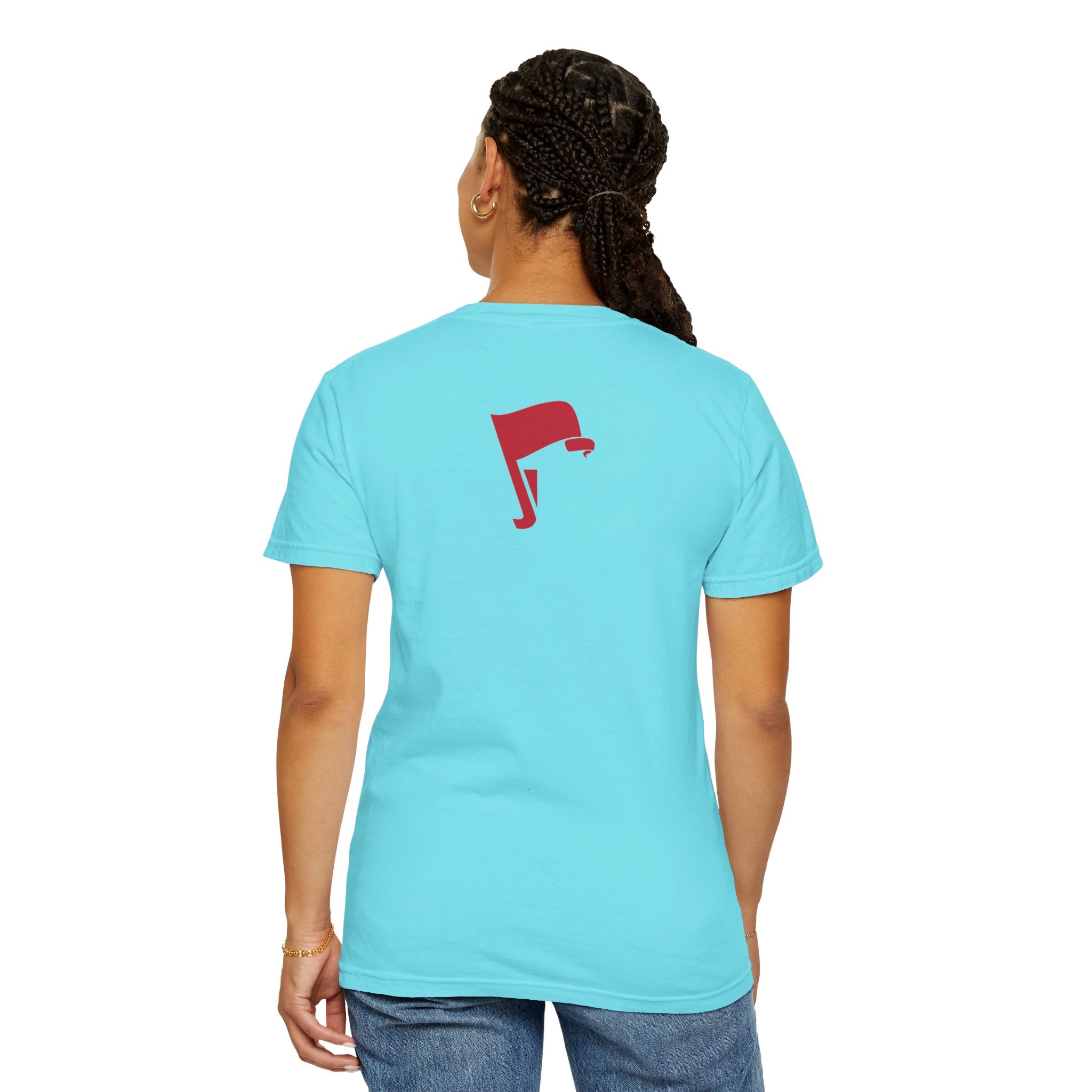 Flags of Our Father Graphic T-shirt - Blue Red