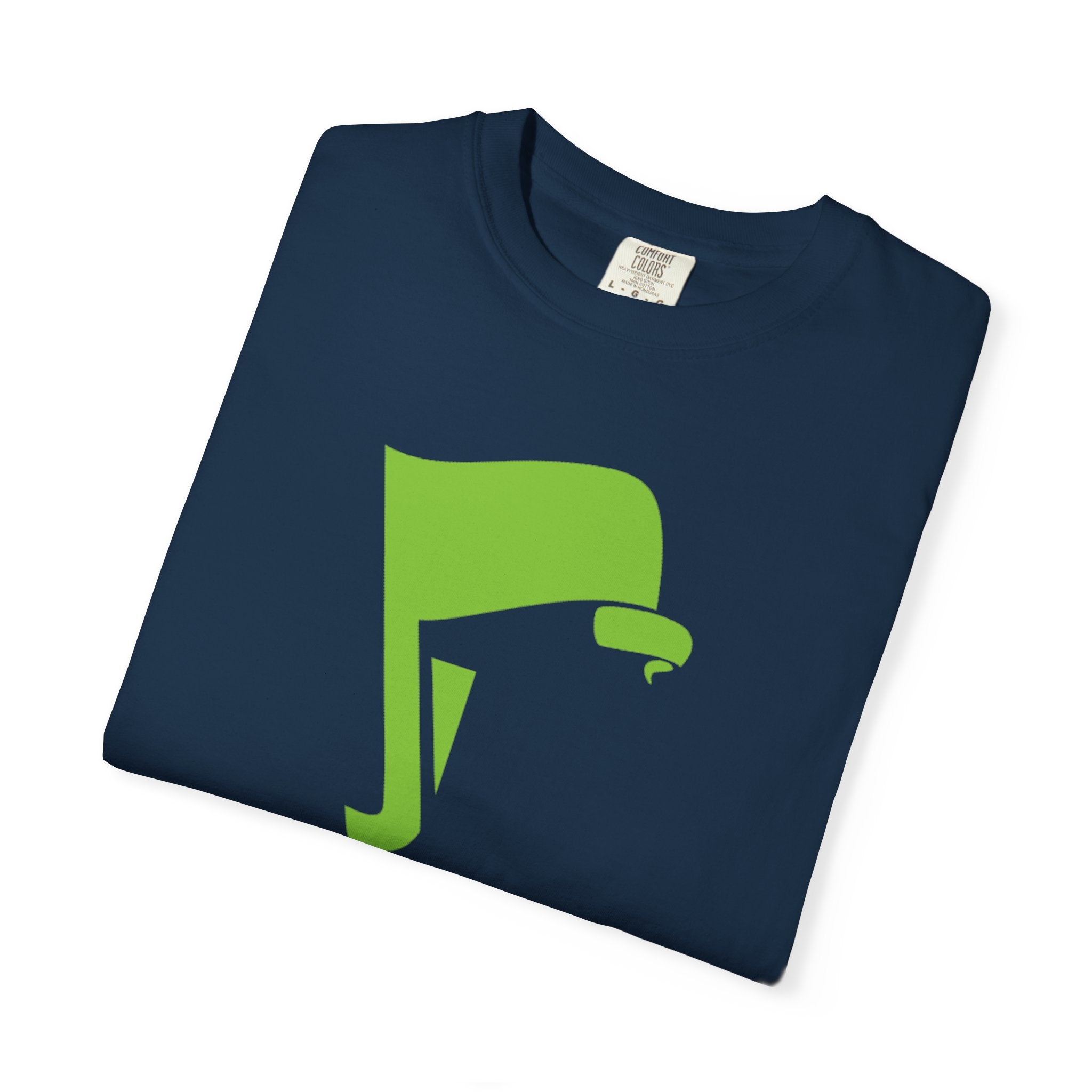 Flags of Our Father Graphic Tee - Blue Green