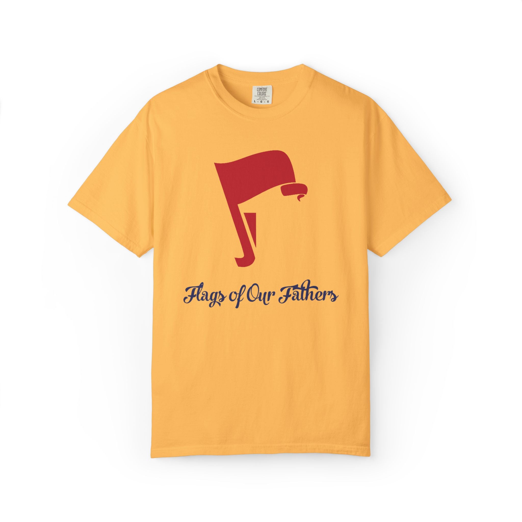 Flags of Our Father Graphic Tee - Unisex T-shirt Blue Red