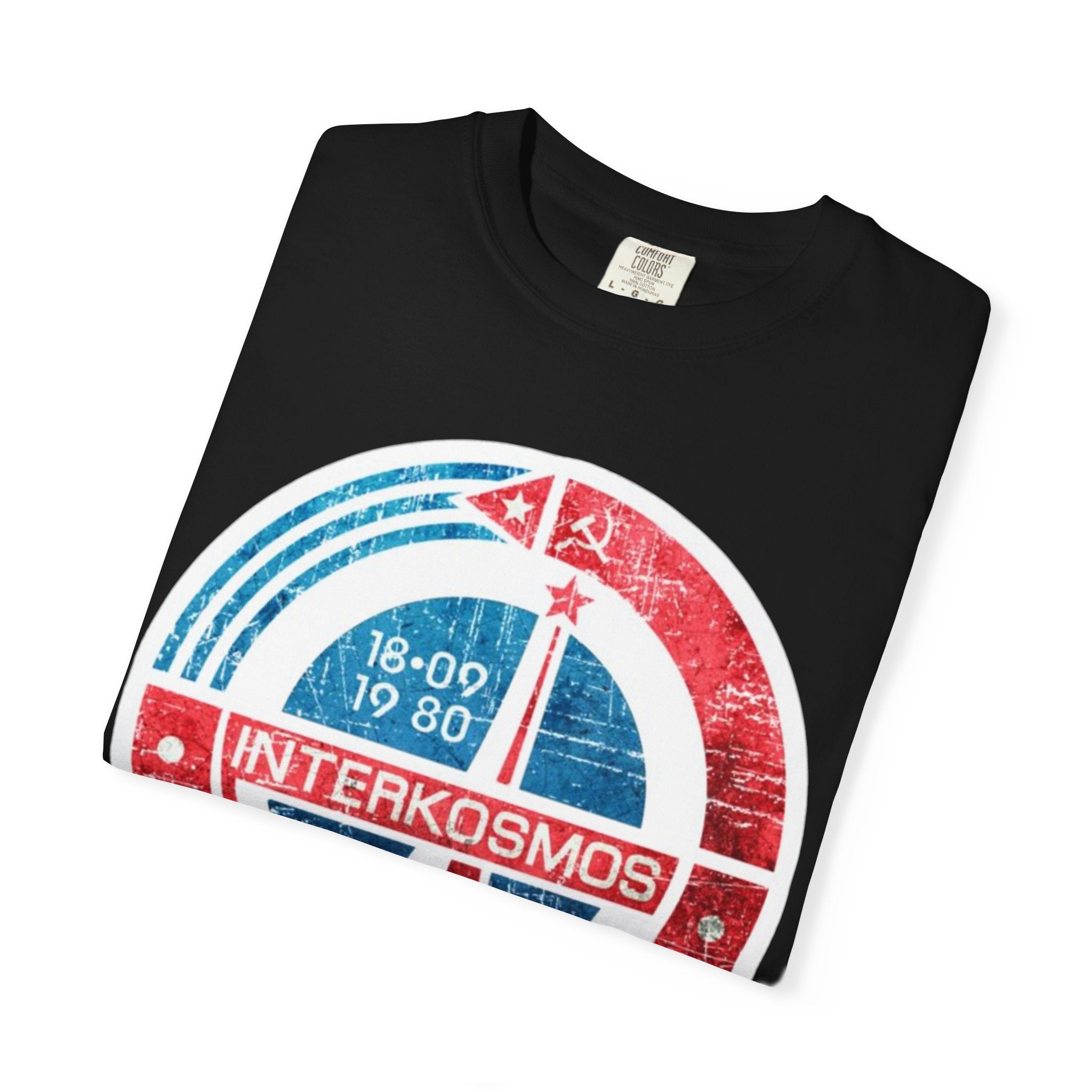 Logo Patch Unisex T-shirt - Intercosmos Cuba Space Mission