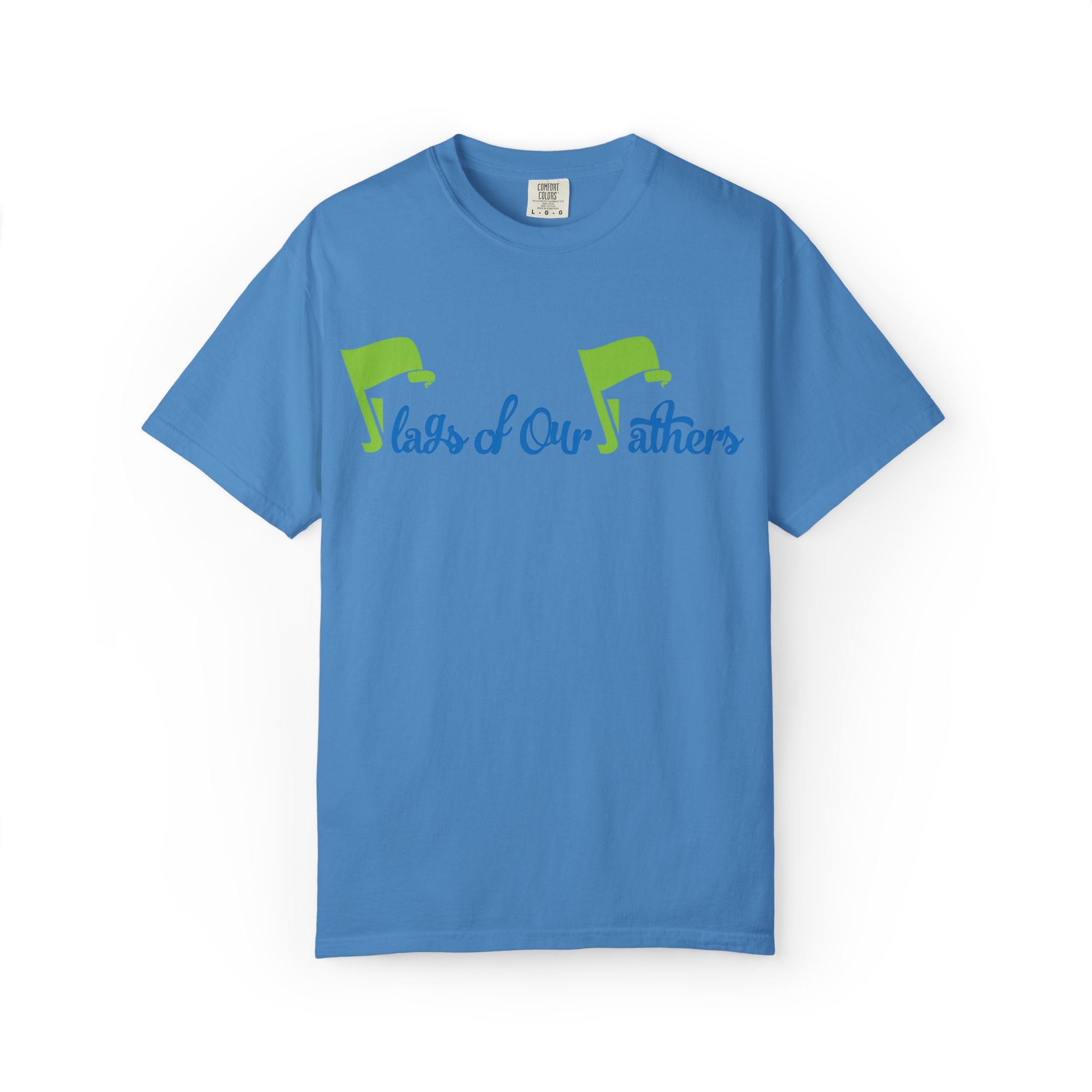 Flags of Our Father T-shirt - Blue Green