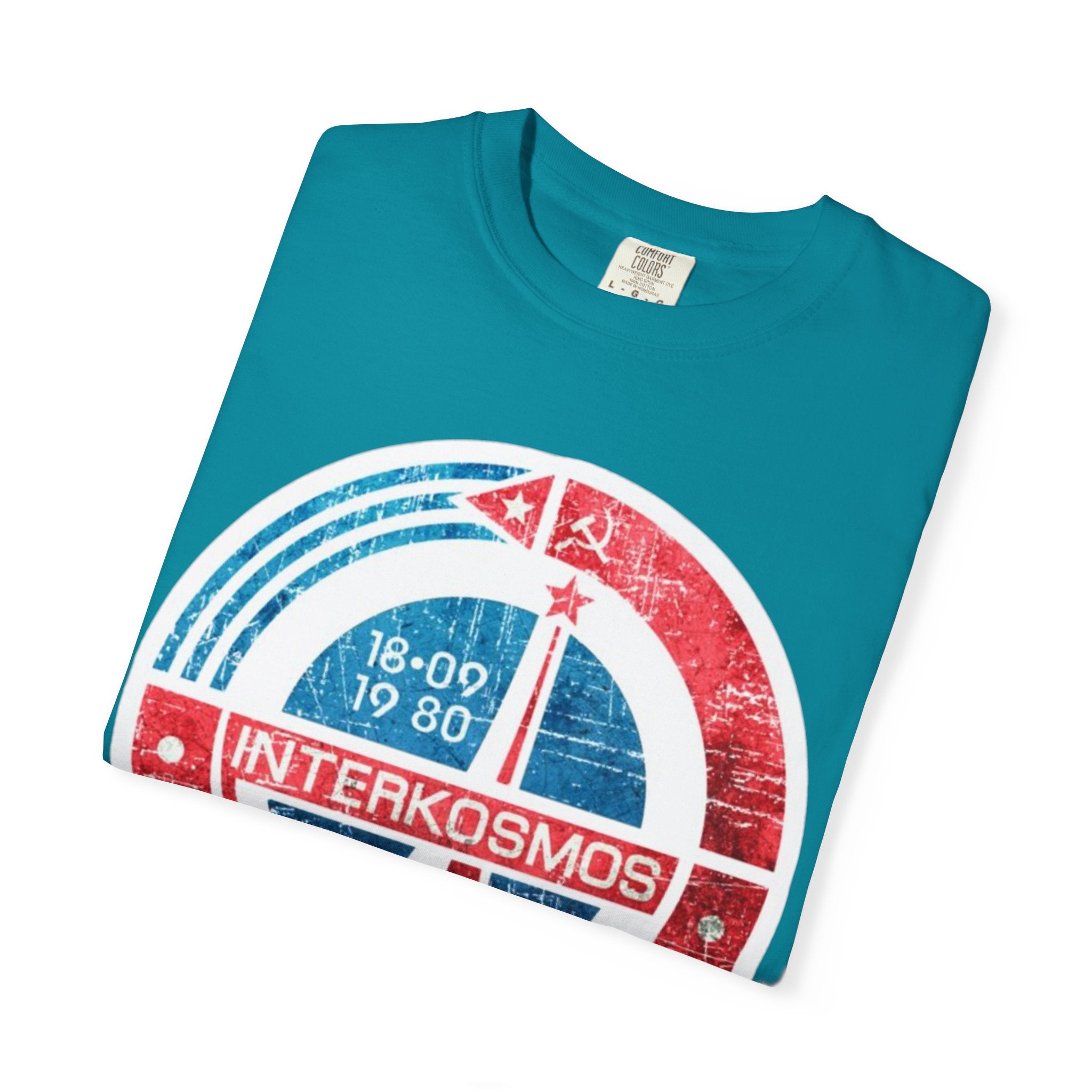 Logo Patch Unisex T-shirt - Intercosmos Cuba Space Mission