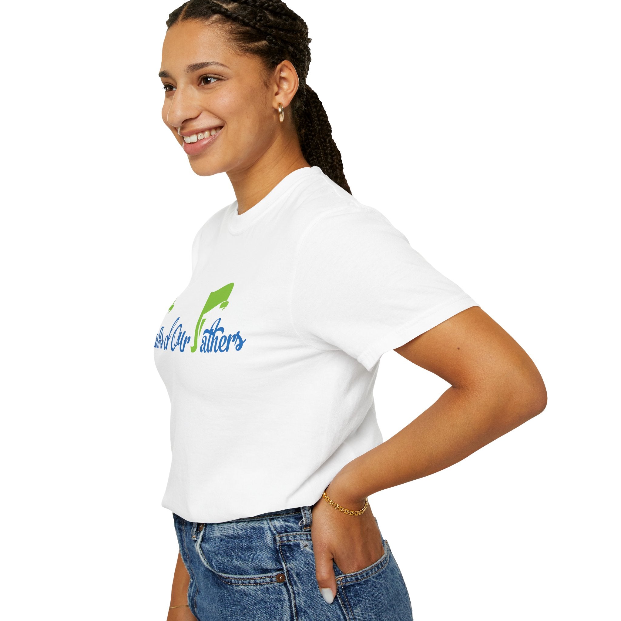 Flags of Our Father T-shirt - Blue Green