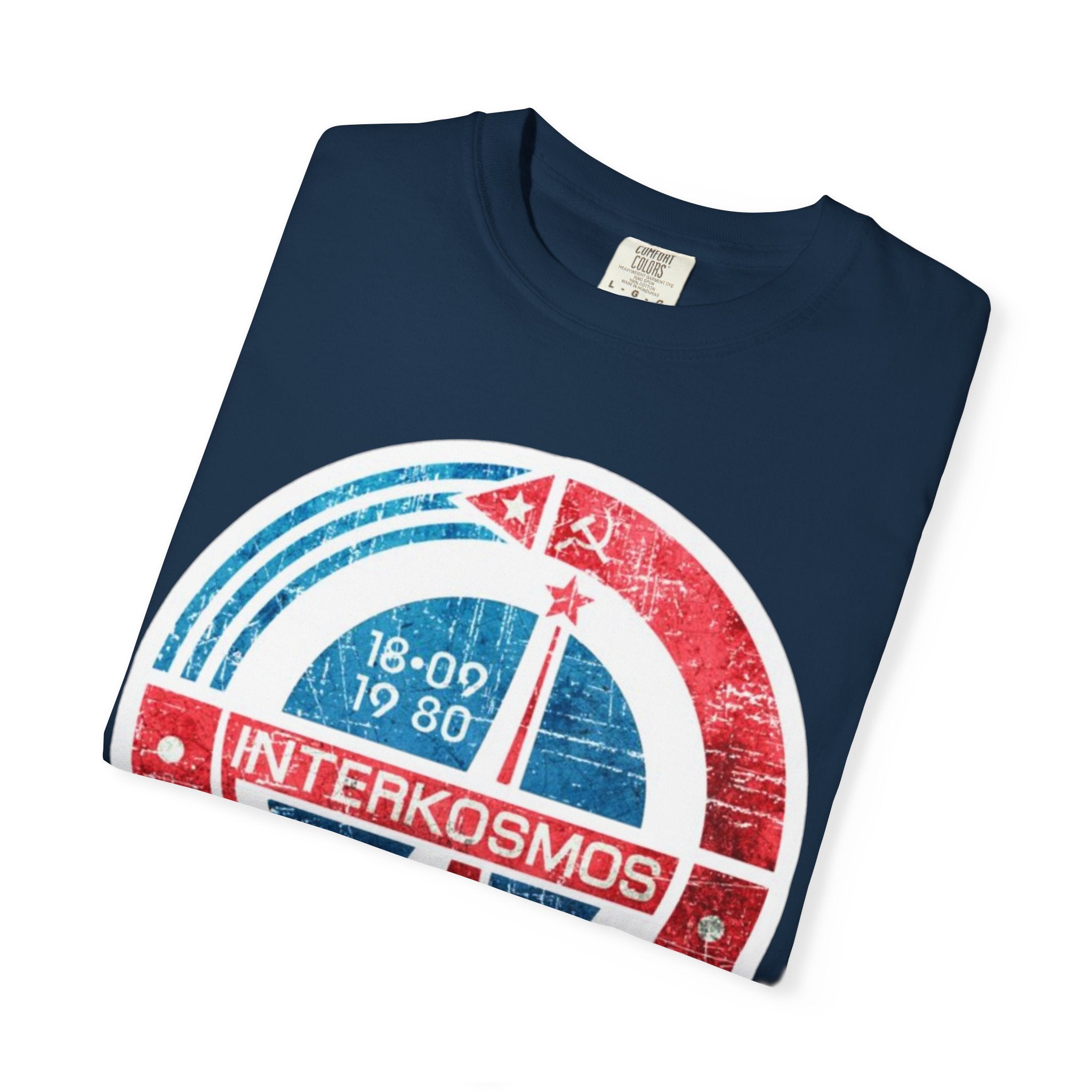 Logo Patch Unisex T-shirt - Intercosmos Cuba Space Mission
