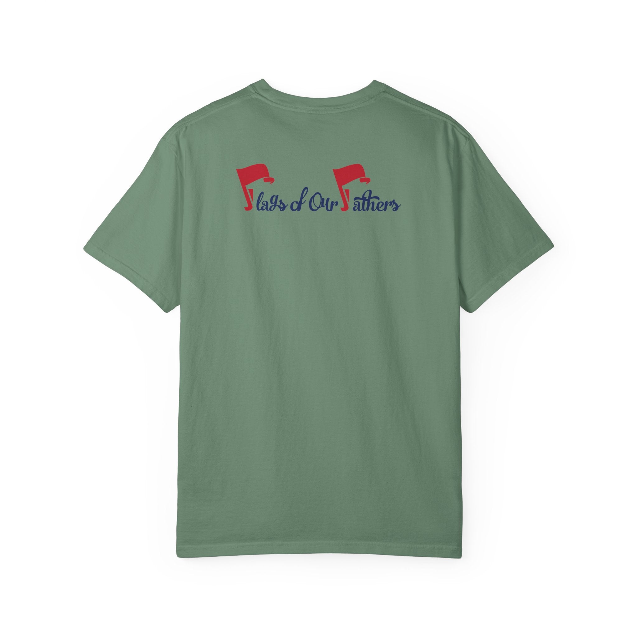 Flags of Our Father Graphic Tee - Unisex T-shirt Blue Red