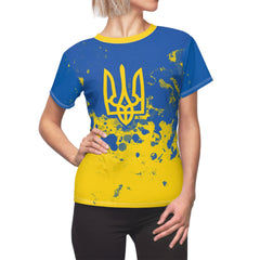 Women's  Ukraine Cut & Sew Tee