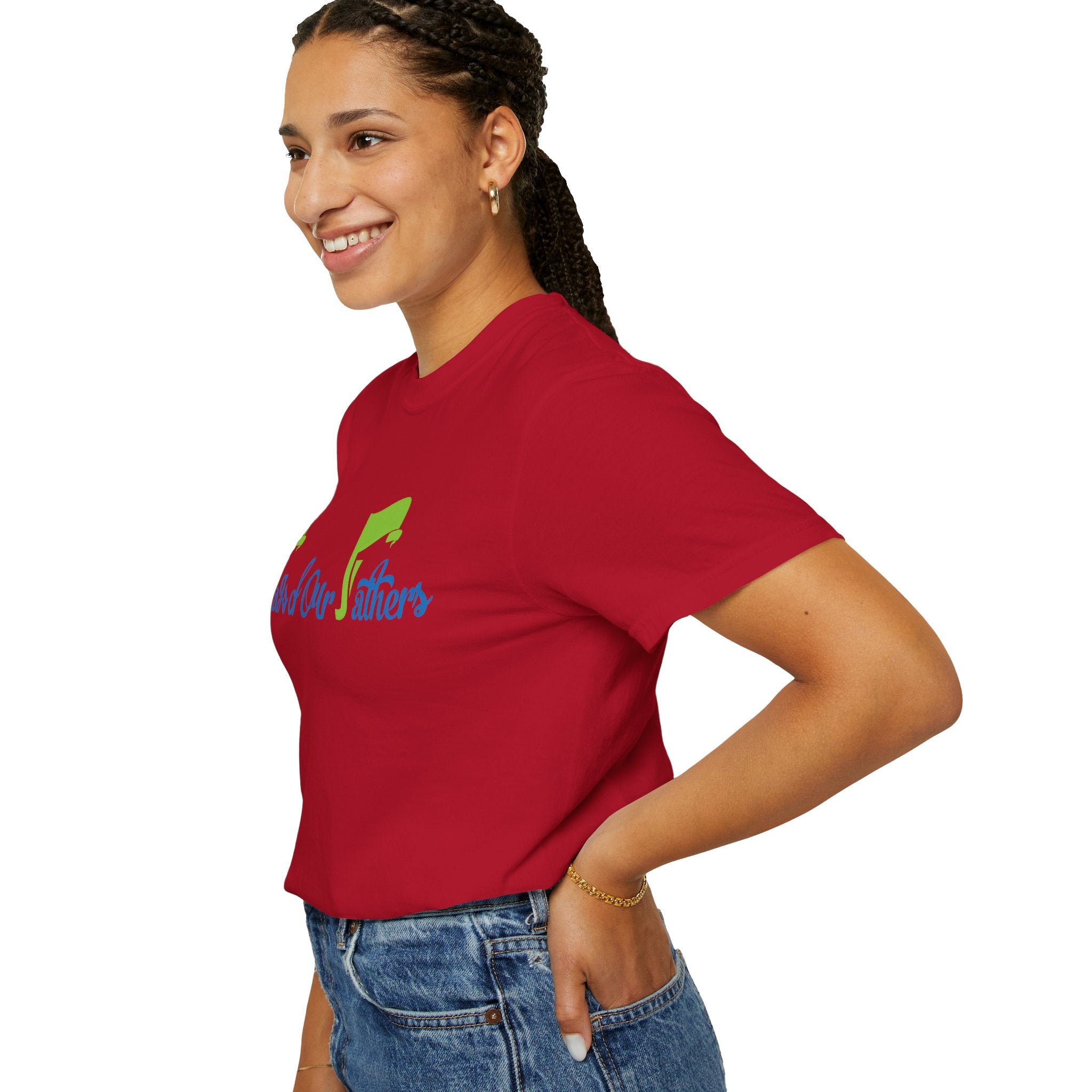 Flags of Our Father T-shirt - Blue Green