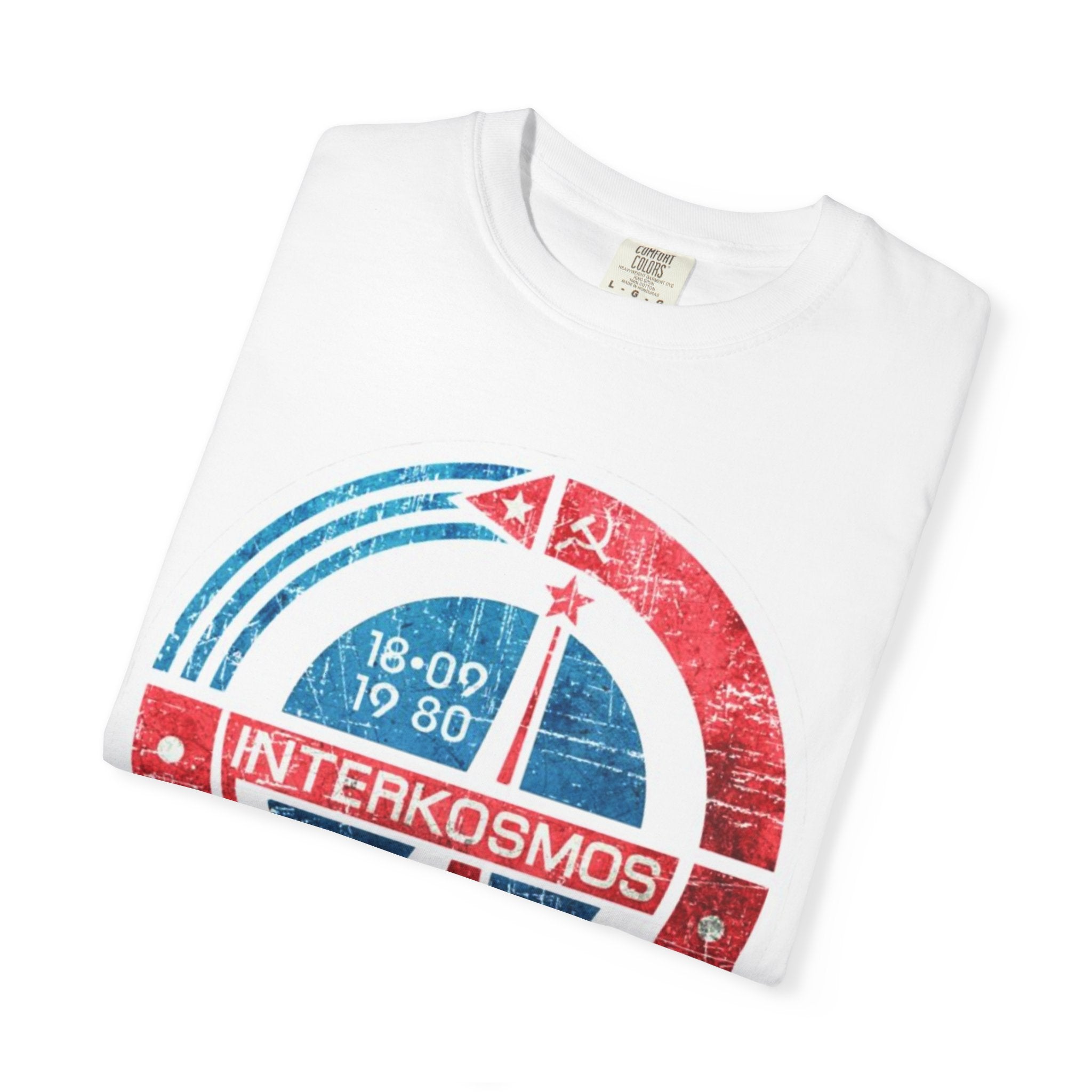 Logo Patch Unisex T-shirt - Intercosmos Cuba Space Mission