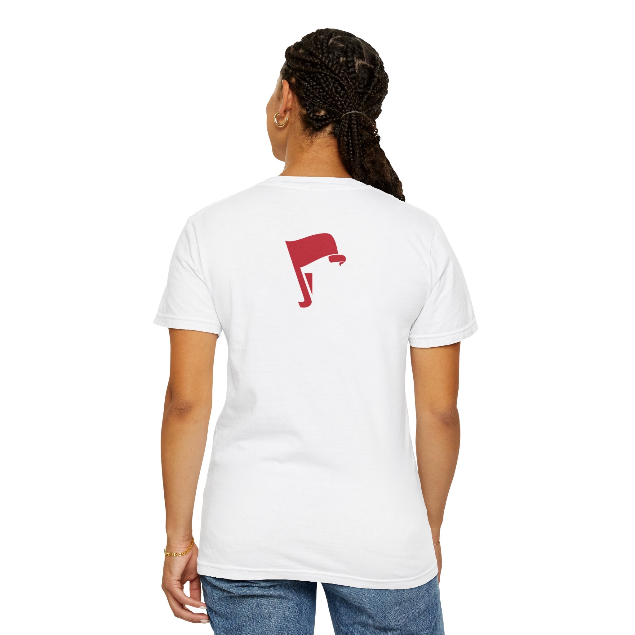 Flags of Our Father Graphic T-shirt - Blue Red