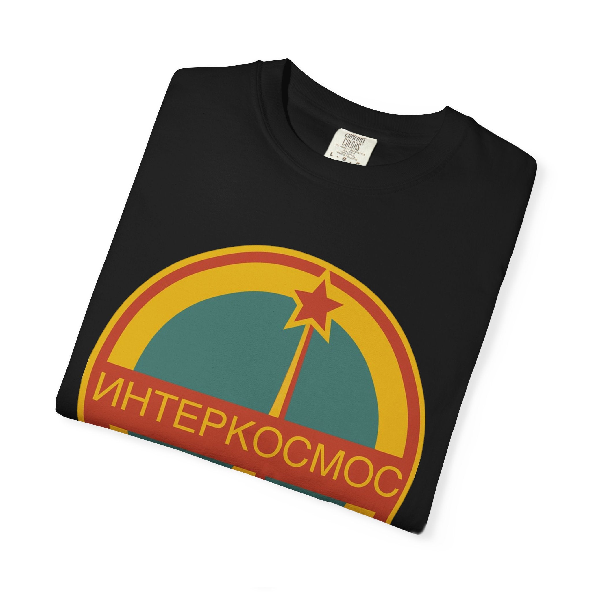 Vintage Unisex T-shirt with Intercosmos Logo of the USSR