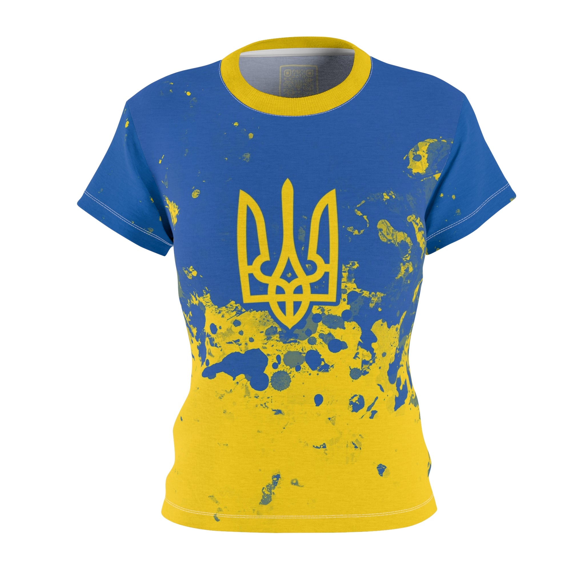 Women's  Ukraine Cut & Sew Tee