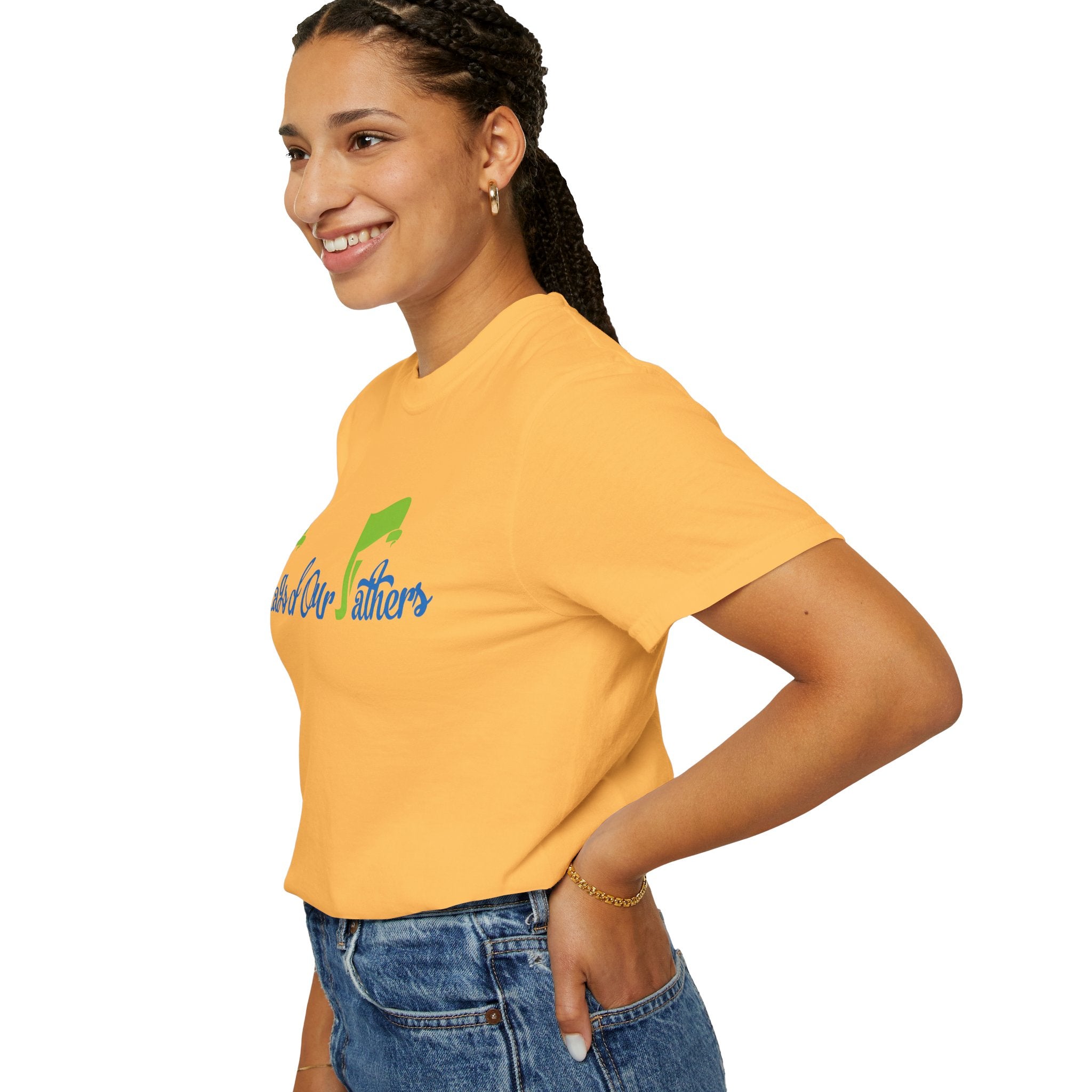 Flags of Our Father T-shirt - Blue Green