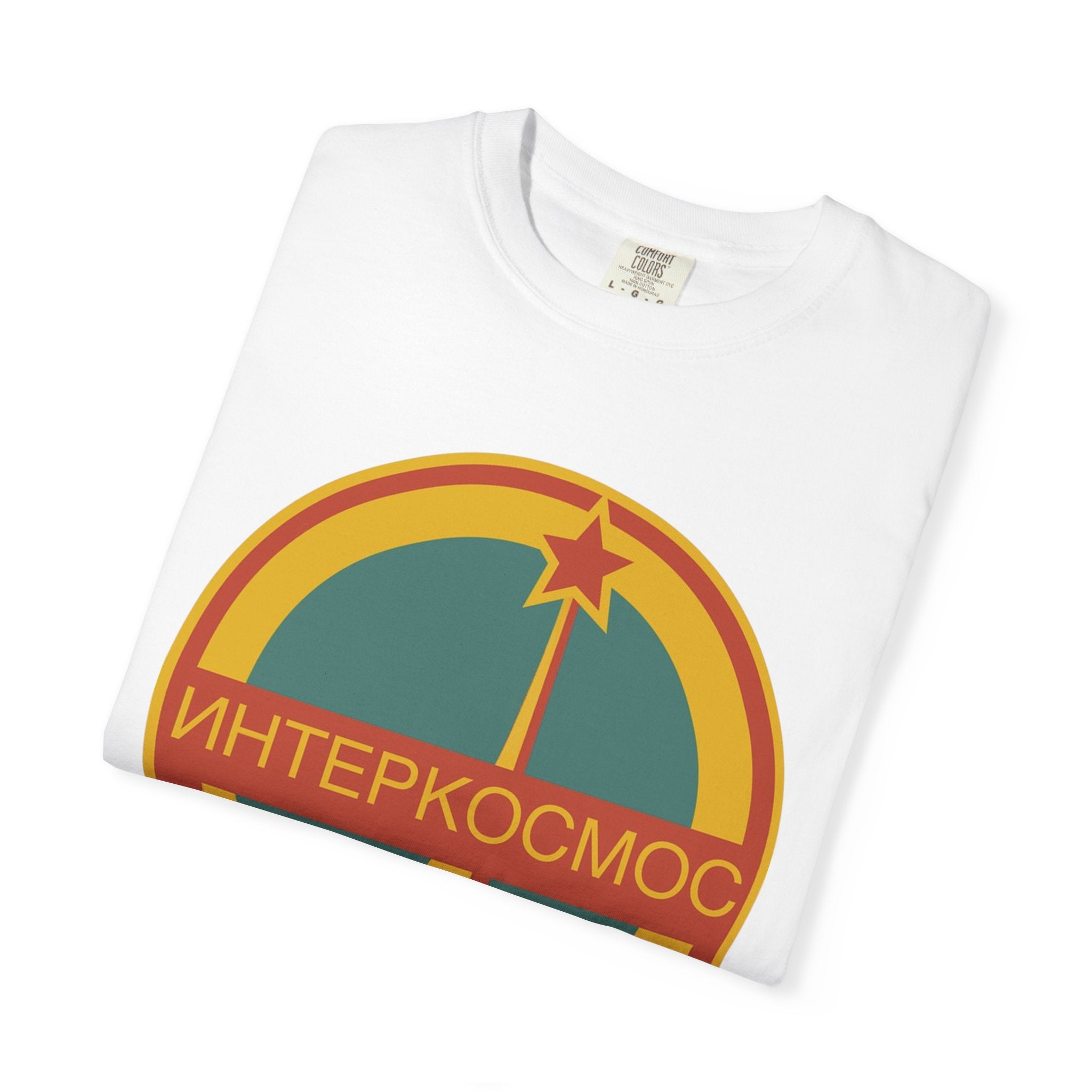 Vintage Unisex T-shirt with Intercosmos Logo of the USSR