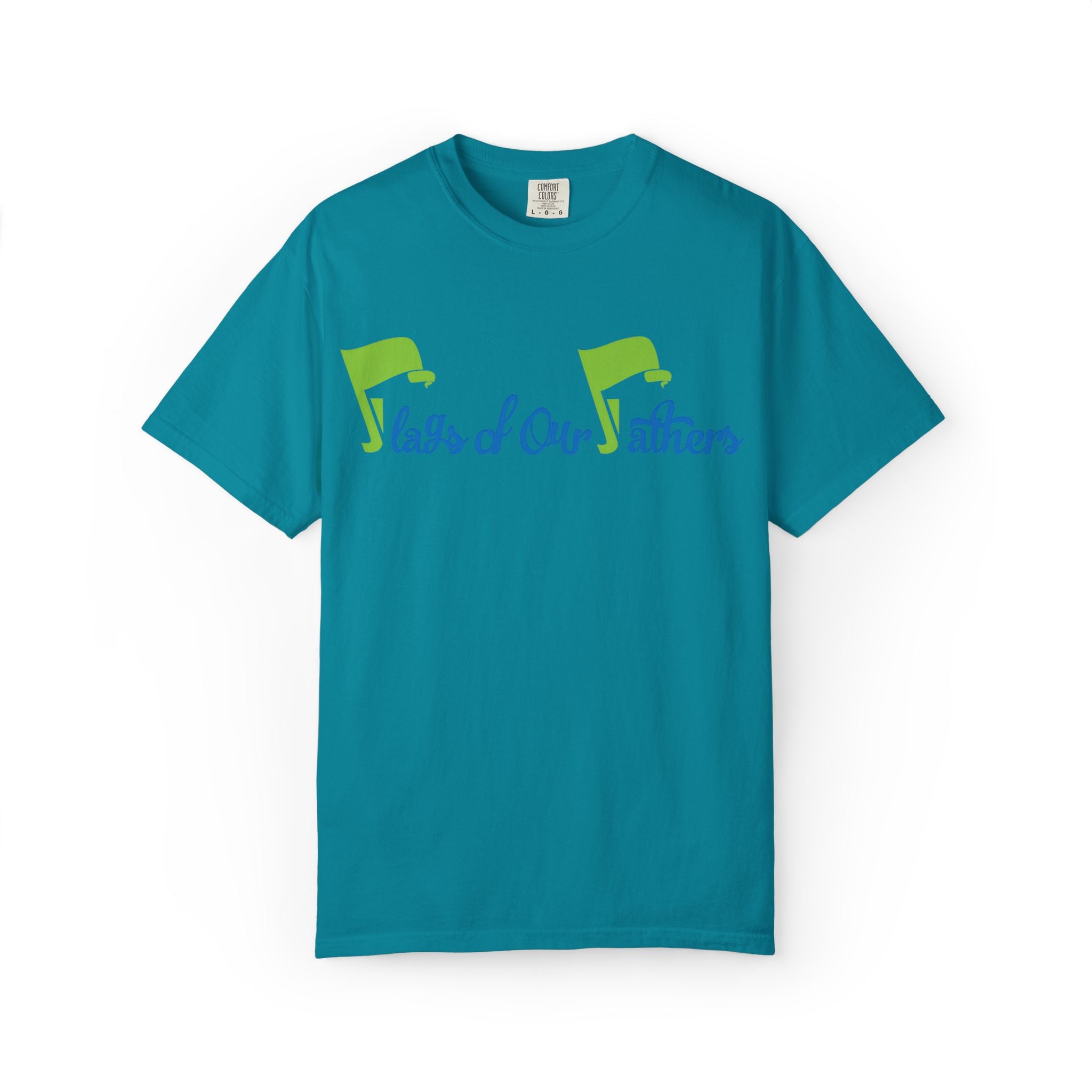 Flags of Our Father T-shirt - Blue Green