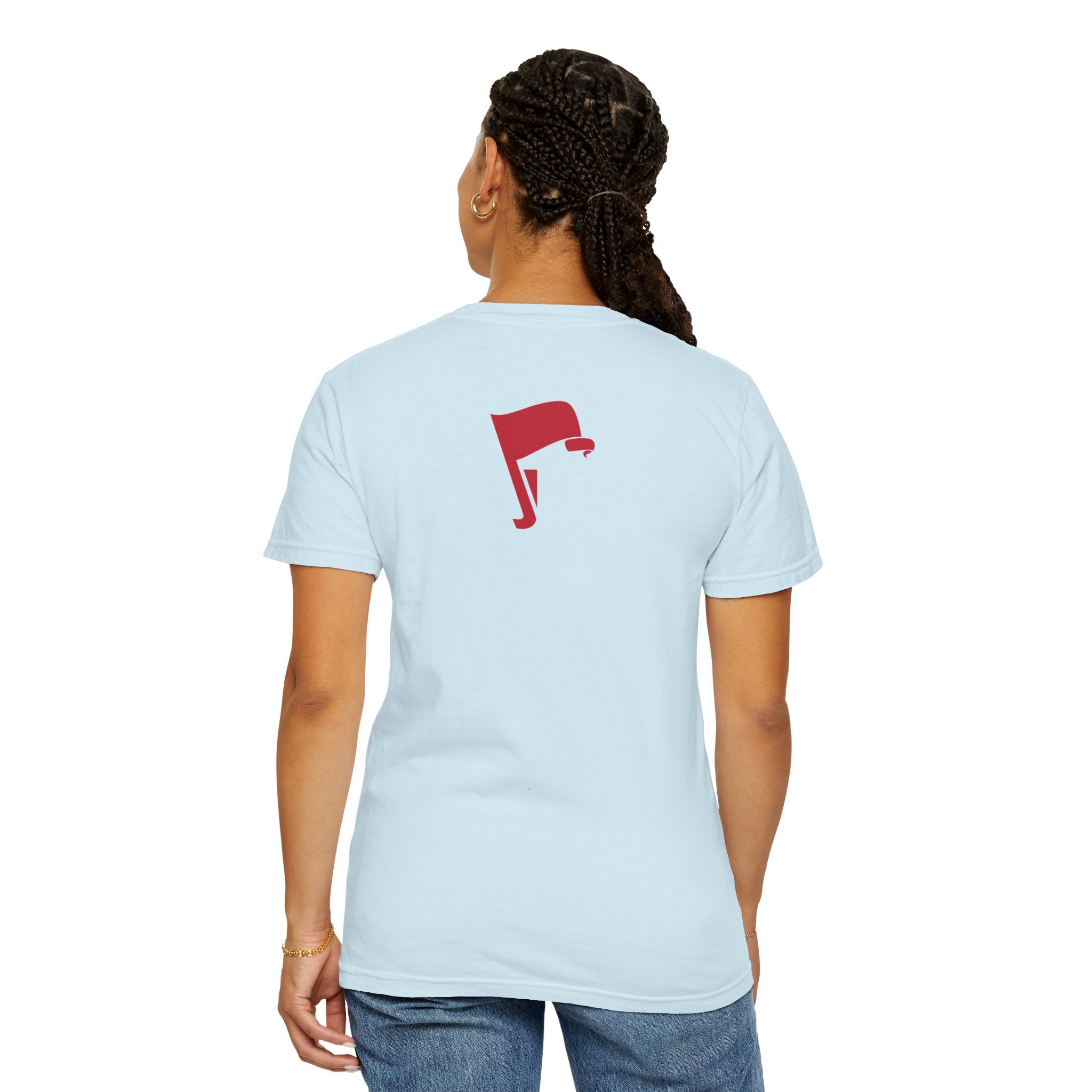 Flags of Our Father Graphic T-shirt - Blue Red