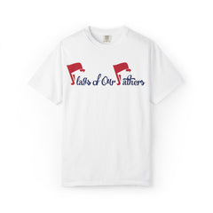 Flags of Our Father Graphic T-shirt - Blue Red