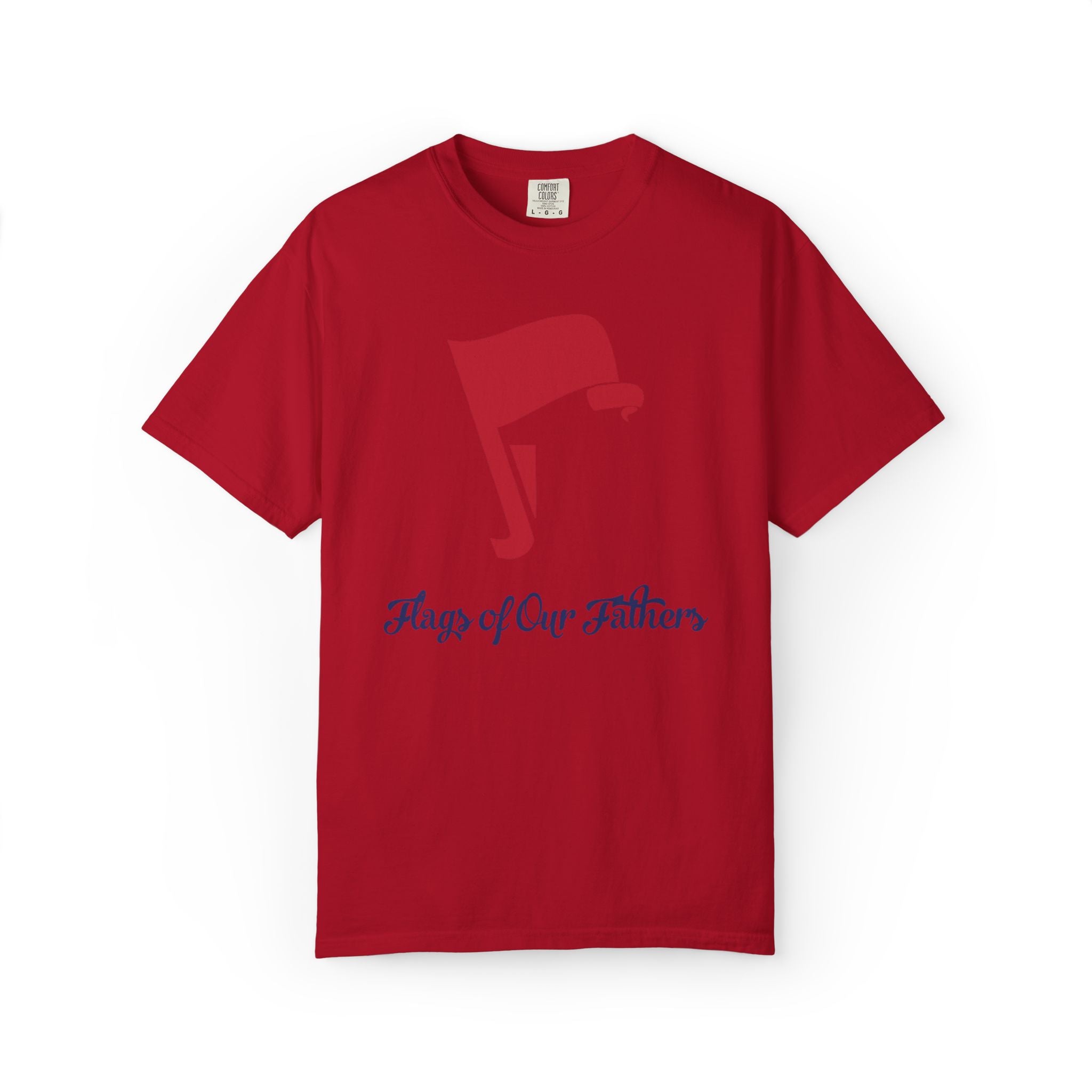 Flags of Our Father Graphic Tee - Unisex T-shirt Blue Red