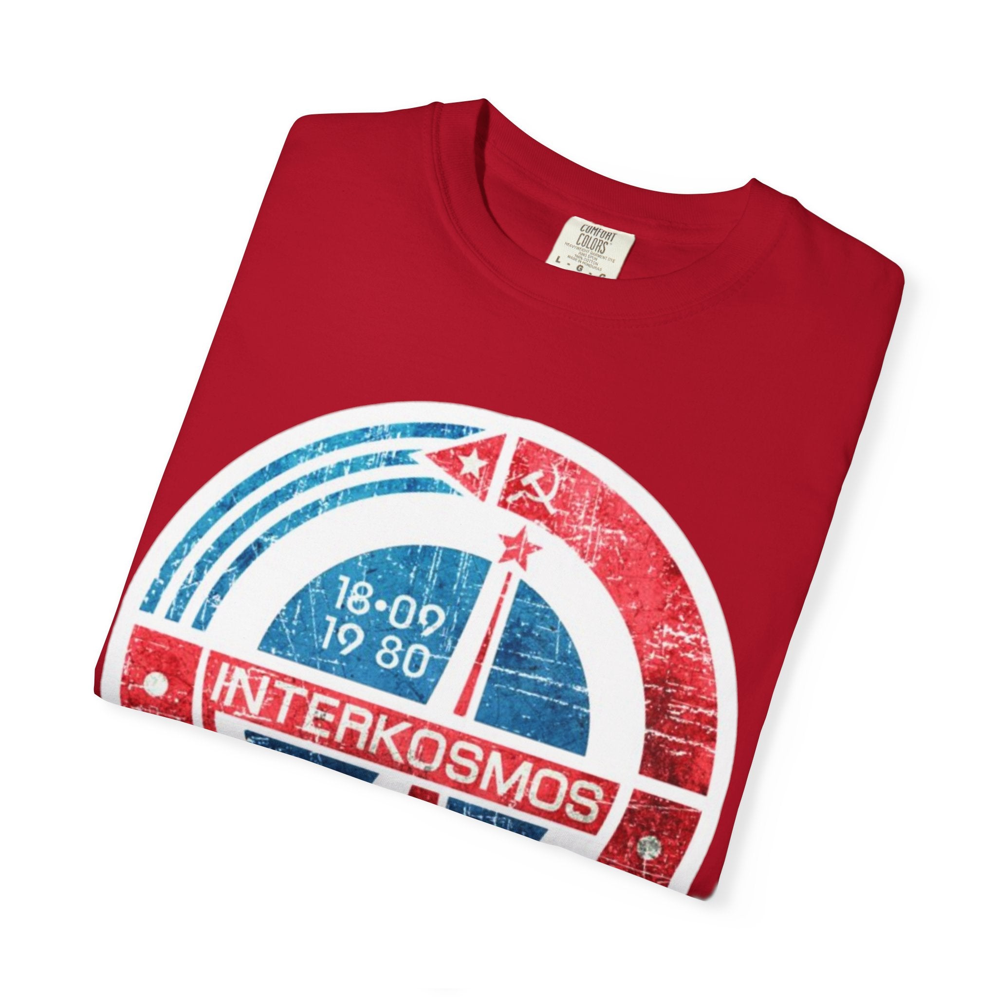 Logo Patch Unisex T-shirt - Intercosmos Cuba Space Mission