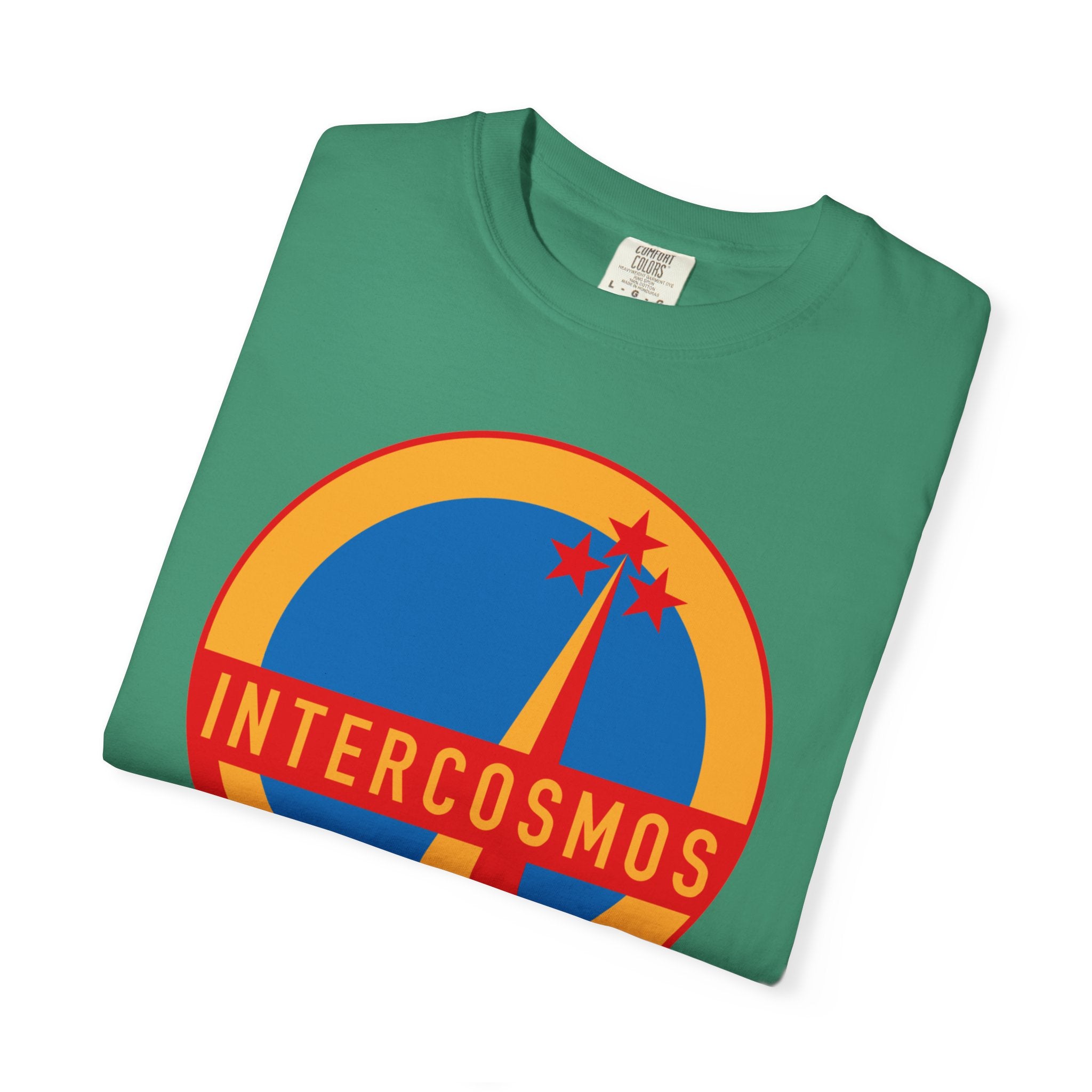Unisex T-shirt Vintage Intercosmos Soviet Space Program Logo