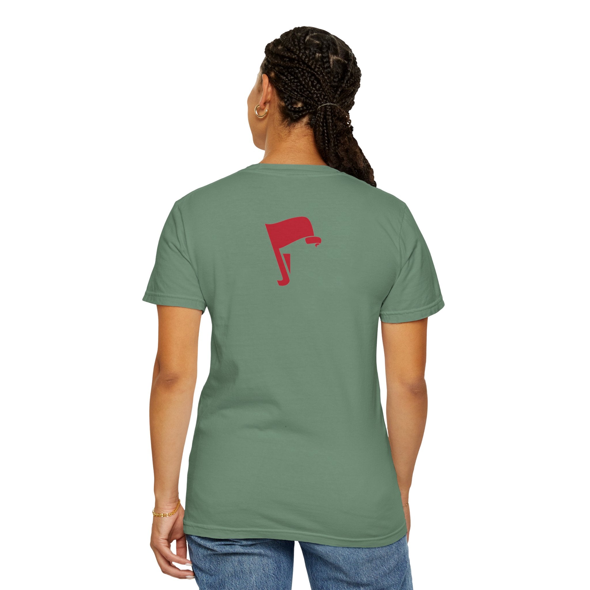 Flags of Our Father Graphic T-shirt - Blue Red