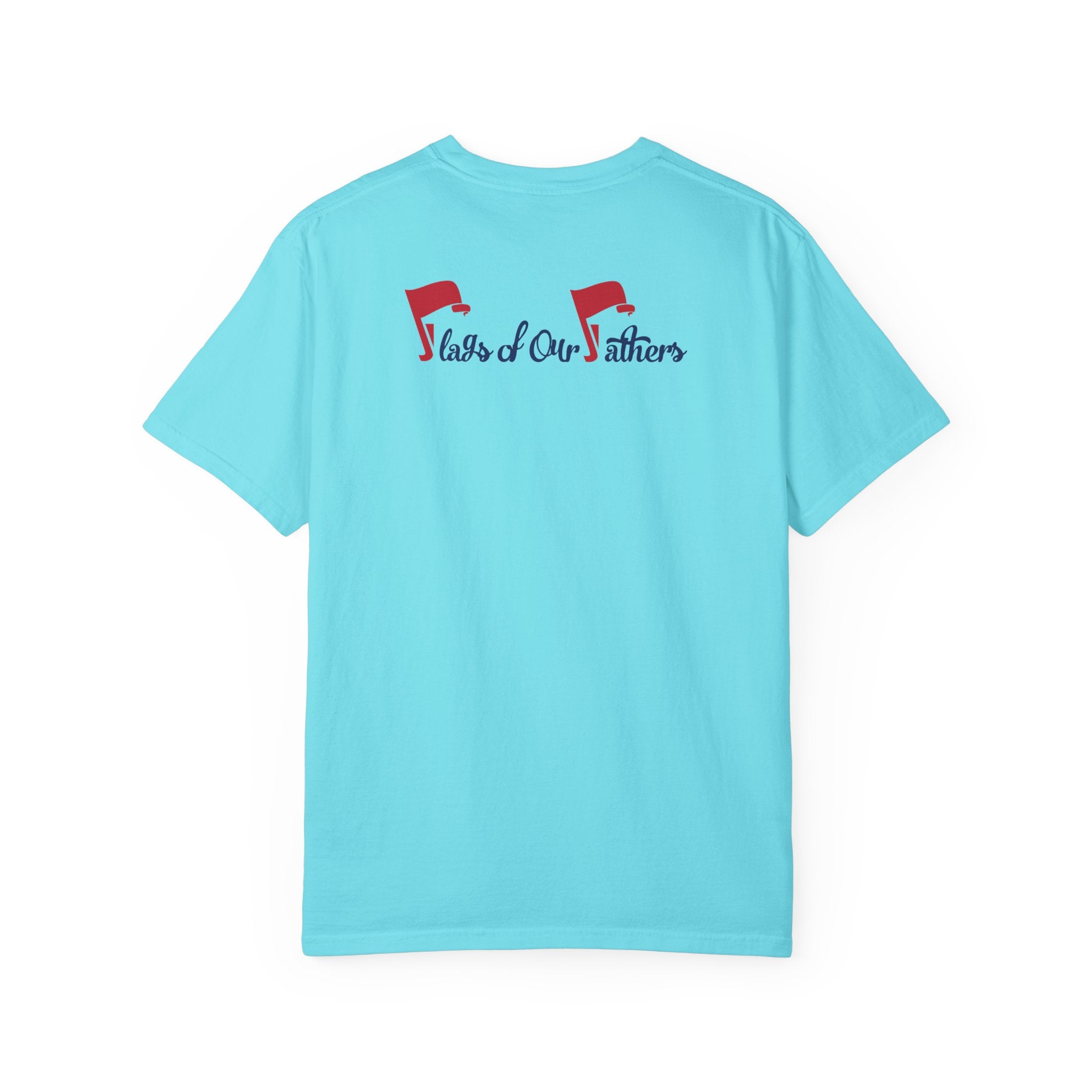 Flags of Our Father Graphic Tee - Unisex T-shirt Blue Red