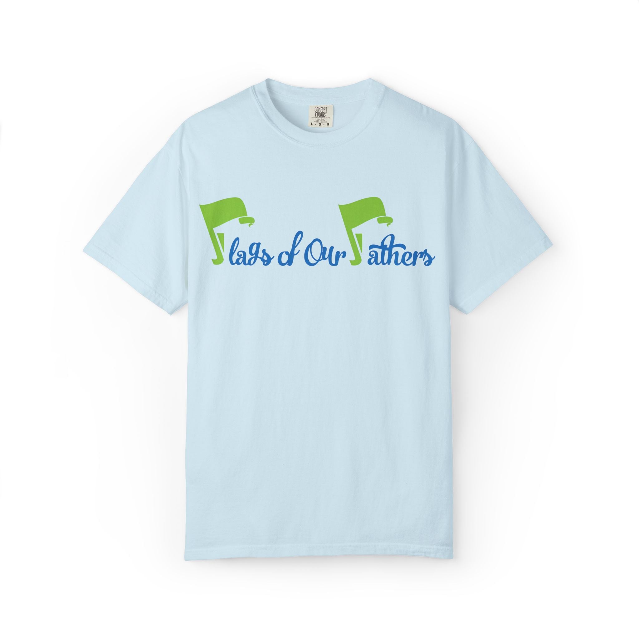 Flags of Our Father T-shirt - Blue Green