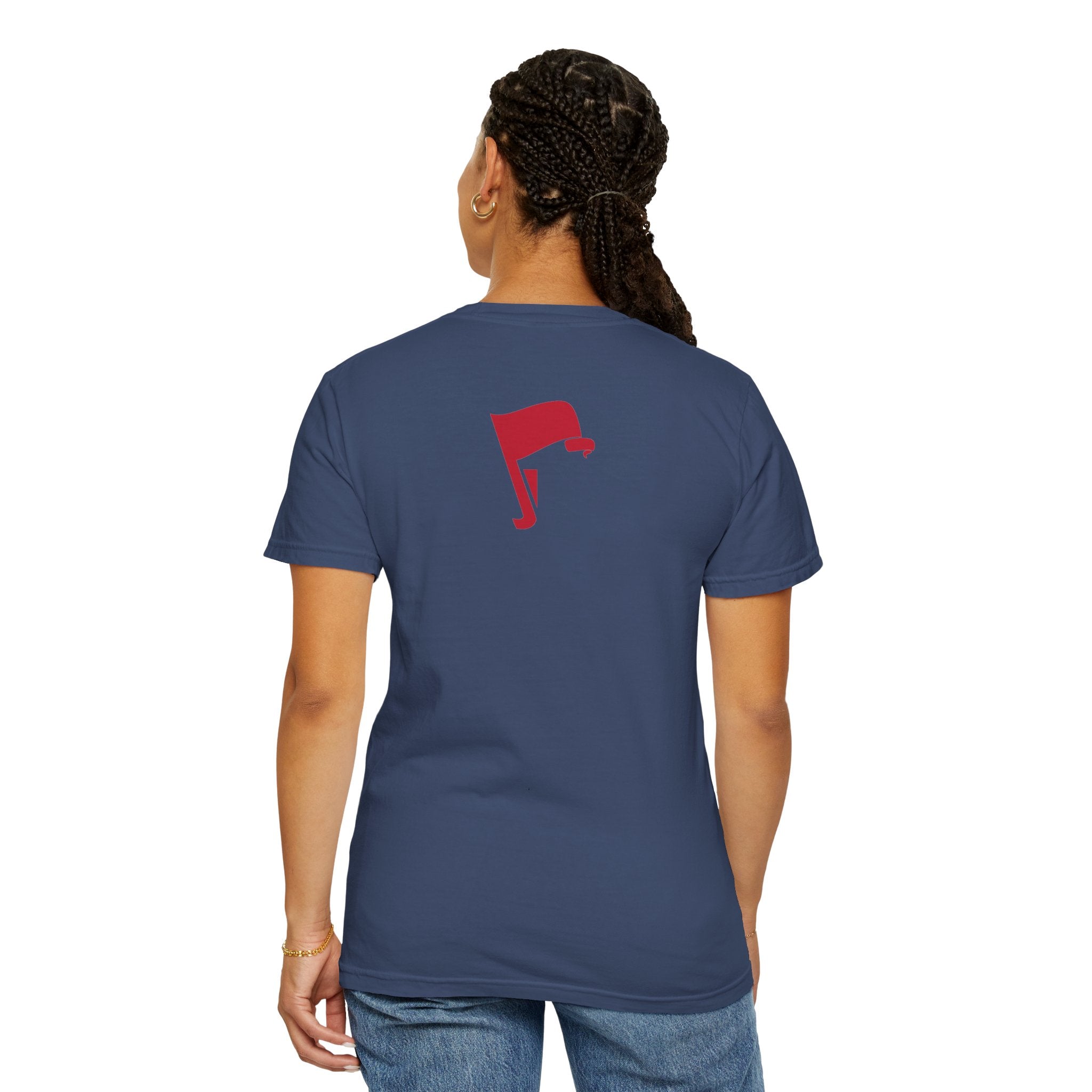 Flags of Our Father Graphic T-shirt - Blue Red