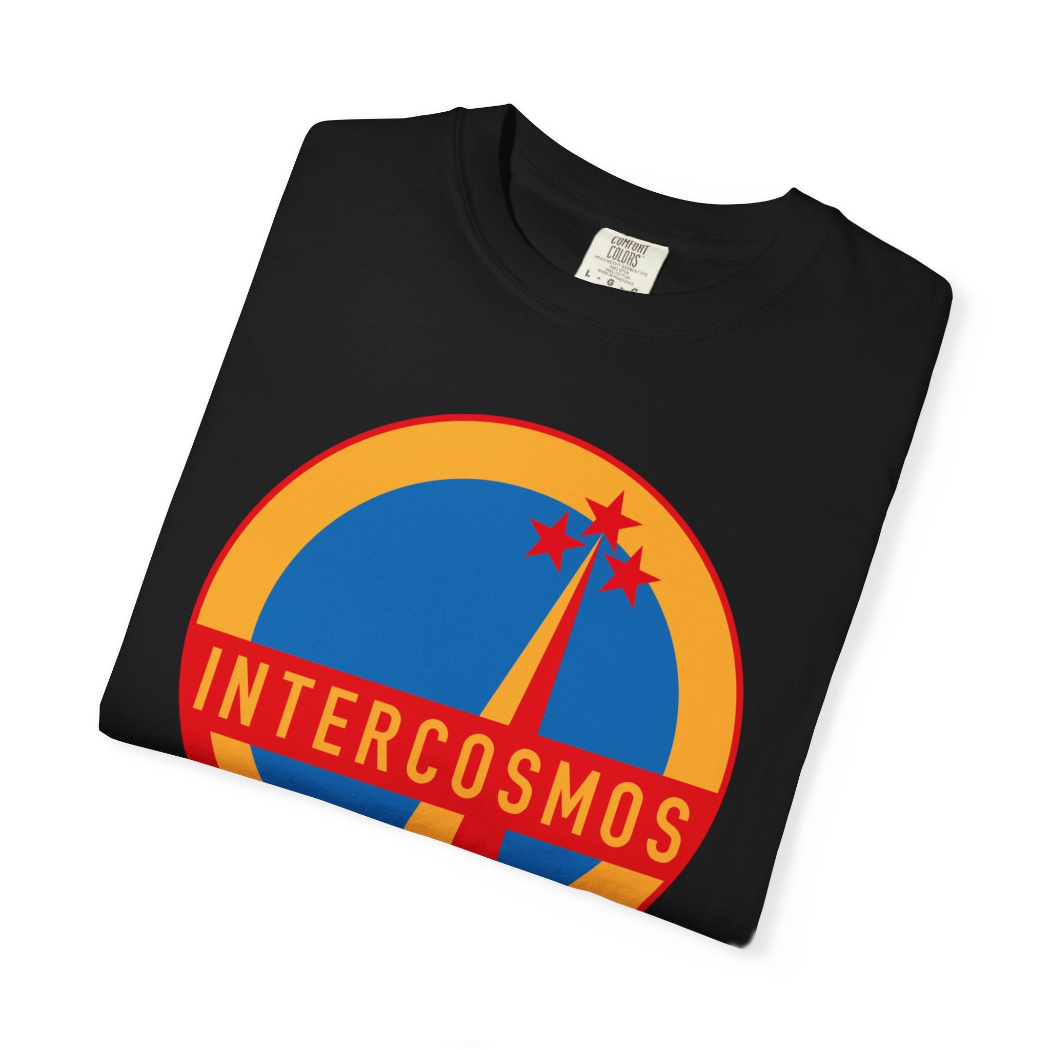Unisex T-shirt Vintage Intercosmos Soviet Space Program Logo