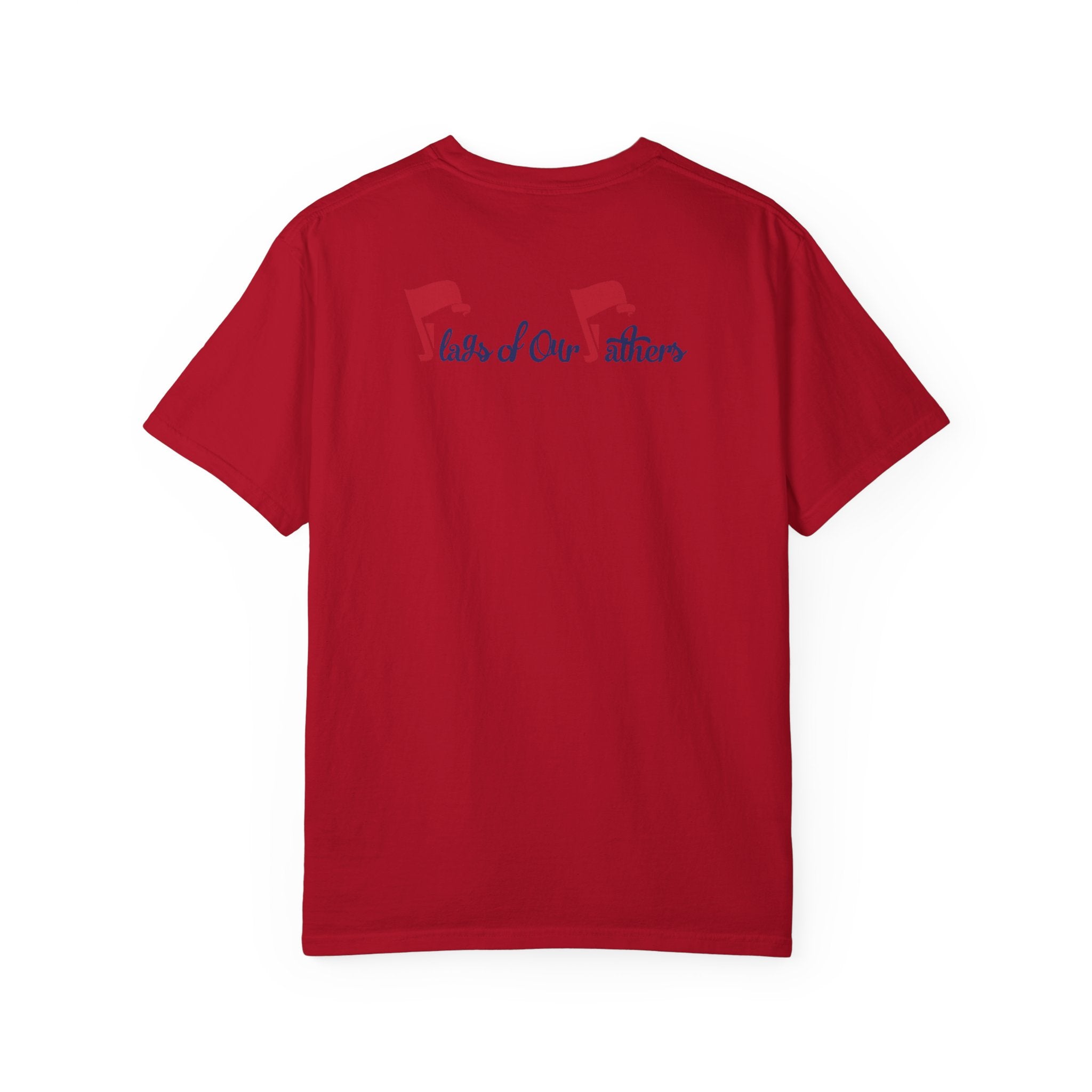 Flags of Our Father Graphic Tee - Unisex T-shirt Blue Red