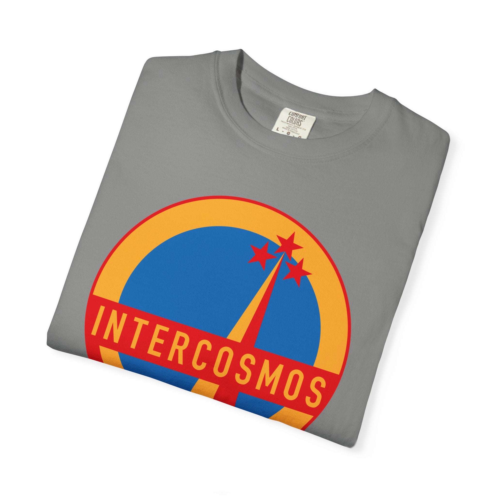 Unisex T-shirt Vintage Intercosmos Soviet Space Program Logo