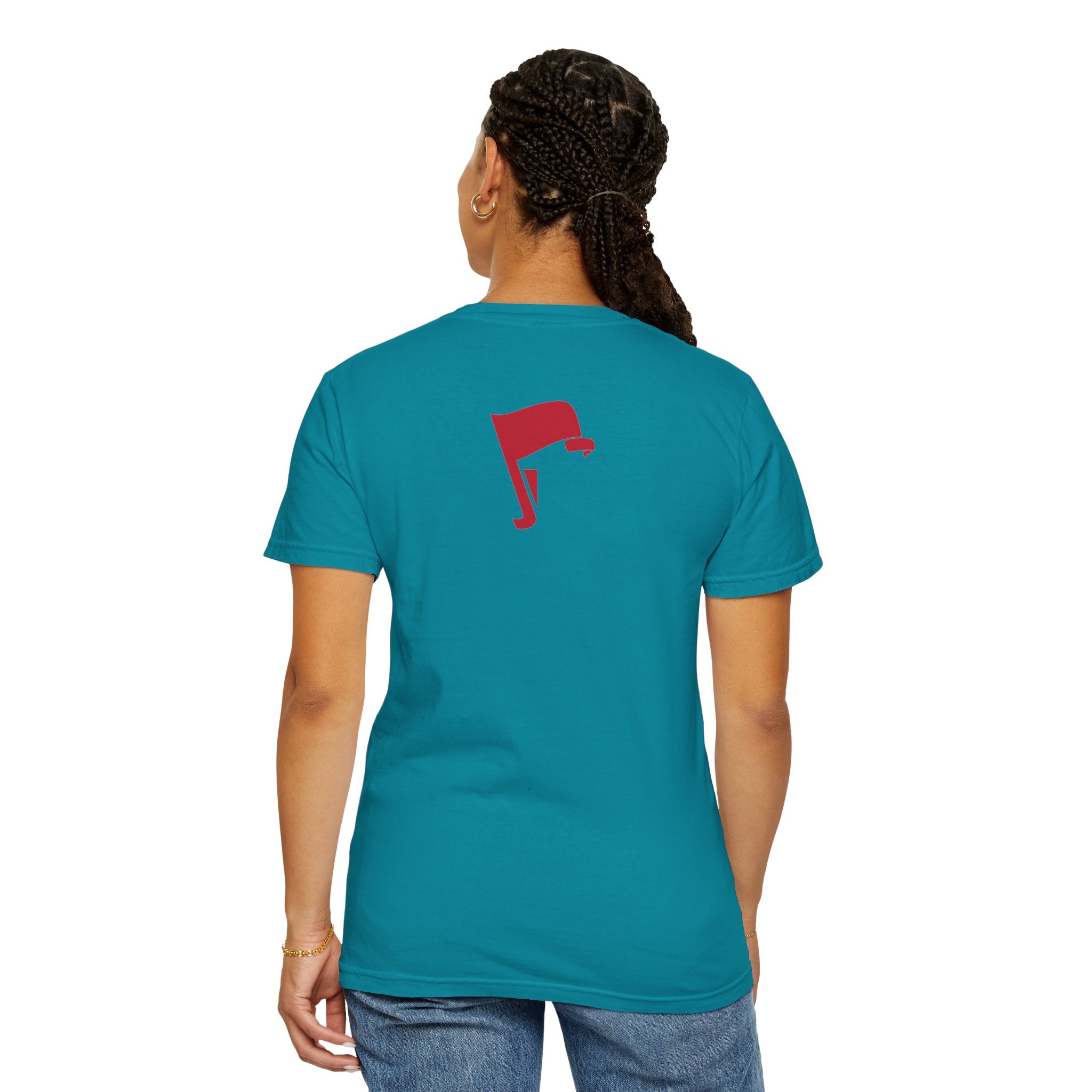 Flags of Our Father Graphic T-shirt - Blue Red