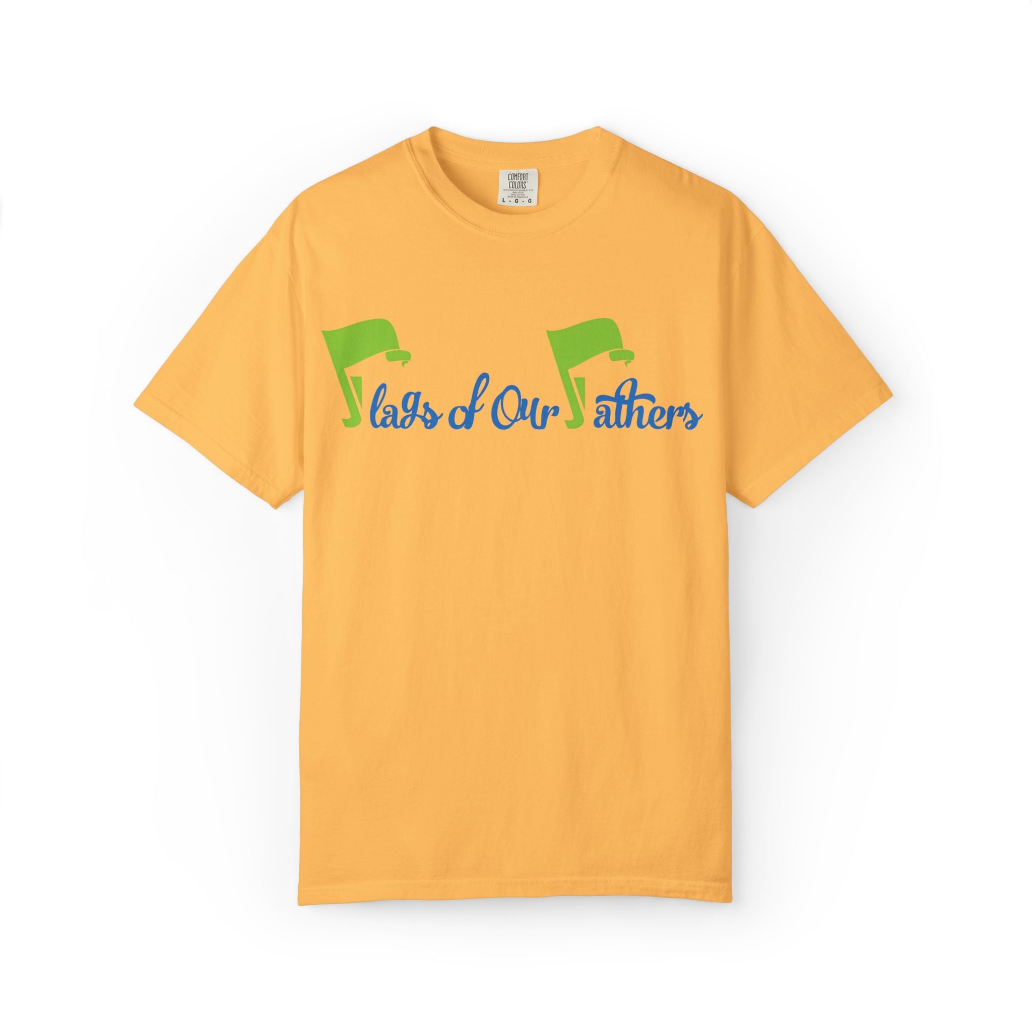 Flags of Our Father T-shirt - Blue Green