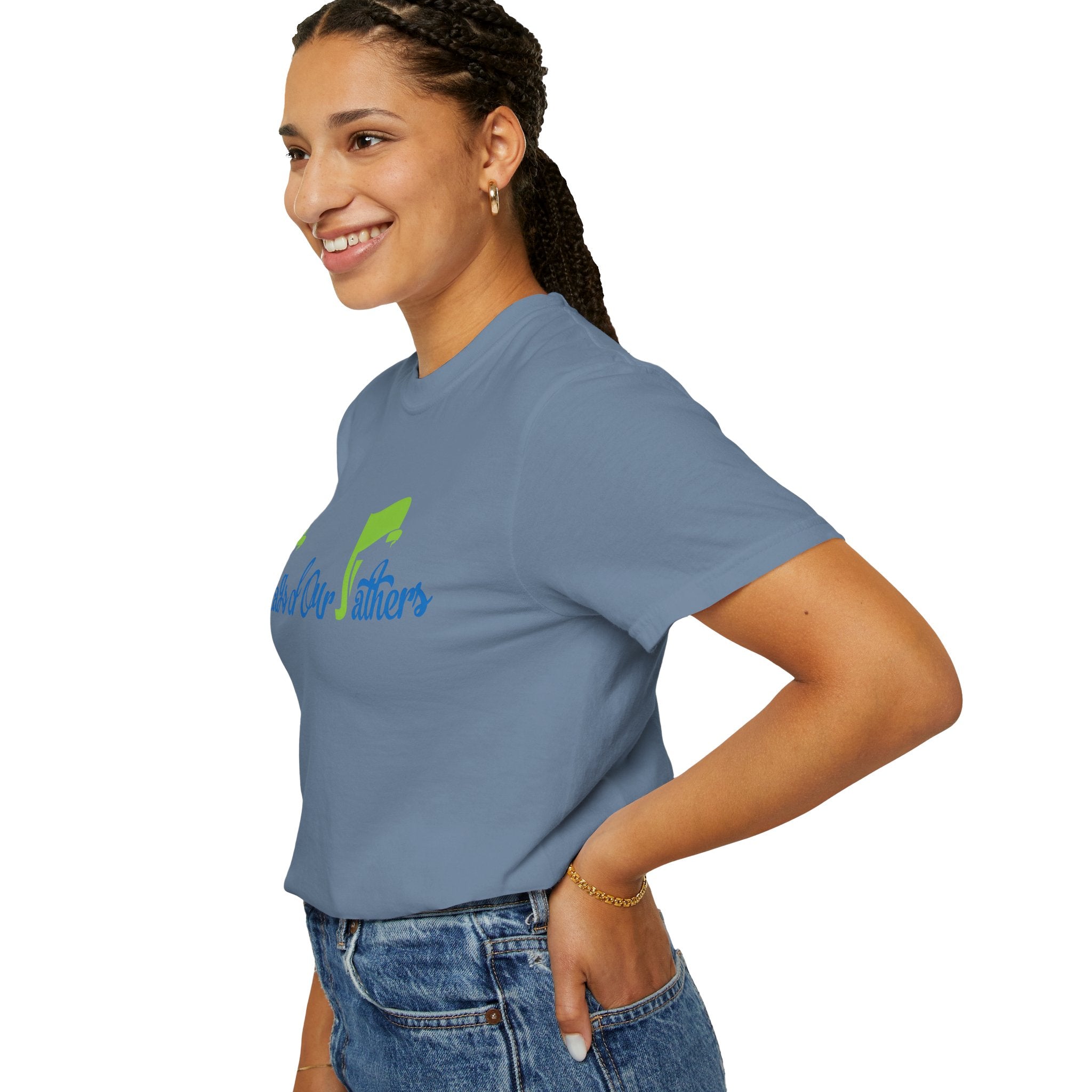 Flags of Our Father T-shirt - Blue Green