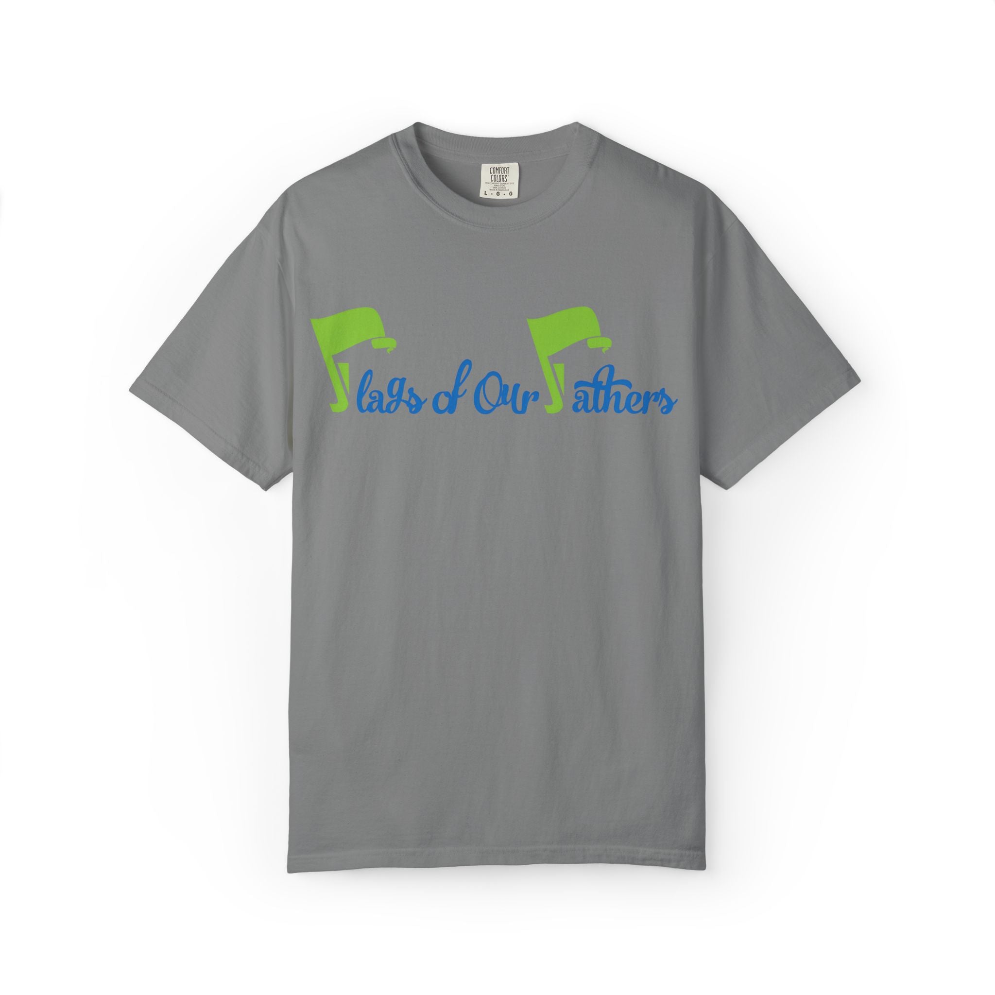 Flags of Our Father T-shirt - Blue Green