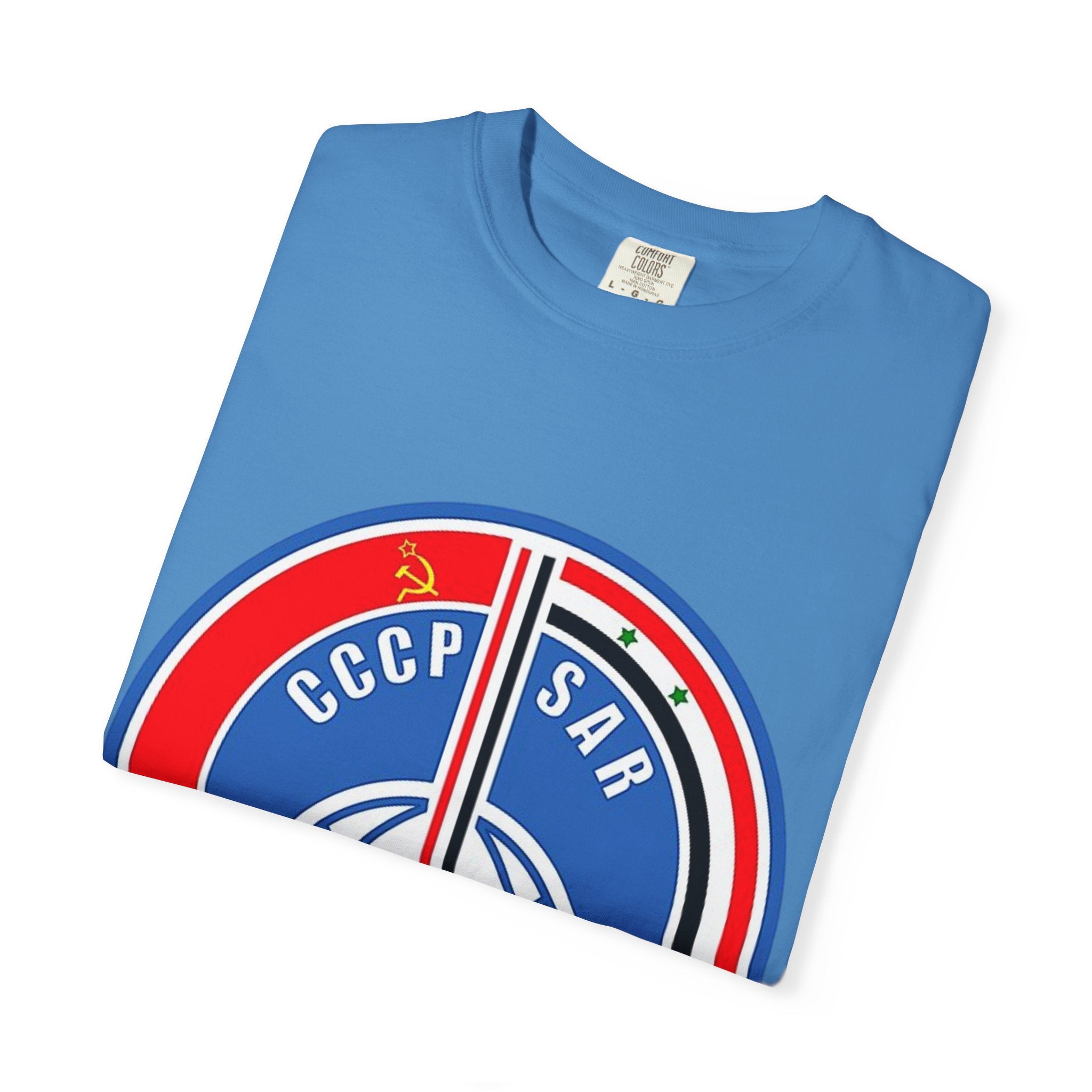 Vintage InterCosmos Patch Unisex T-shirt - 1970s USSR and Syrian Arab Republic