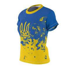 Women's  Ukraine Cut & Sew Tee